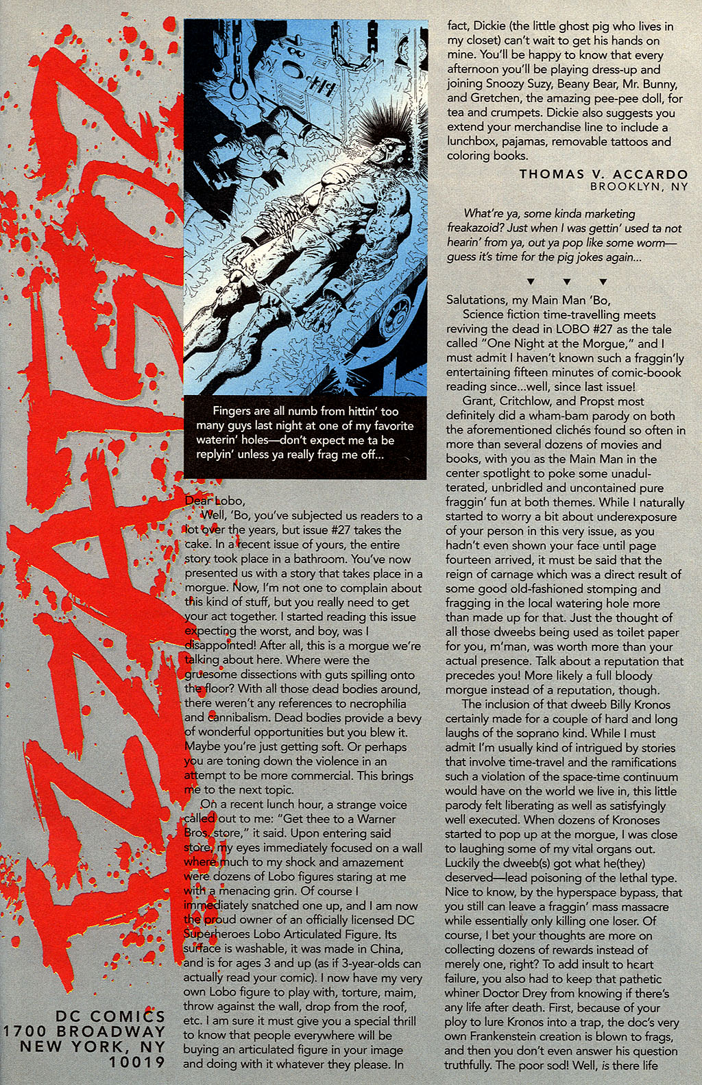 Read online Lobo (1993) comic -  Issue #31 - 23
