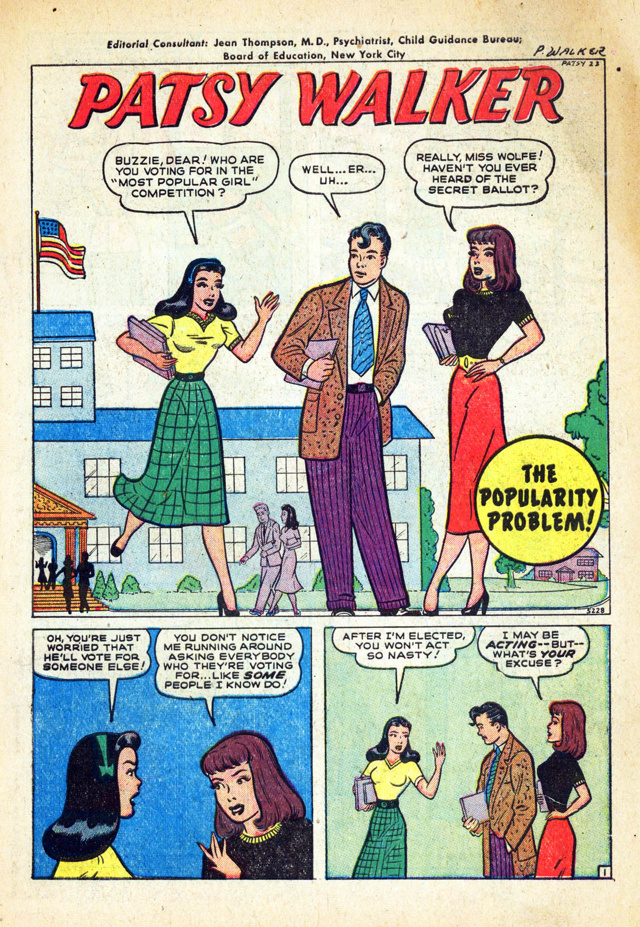Read online Patsy Walker comic -  Issue #23 - 3