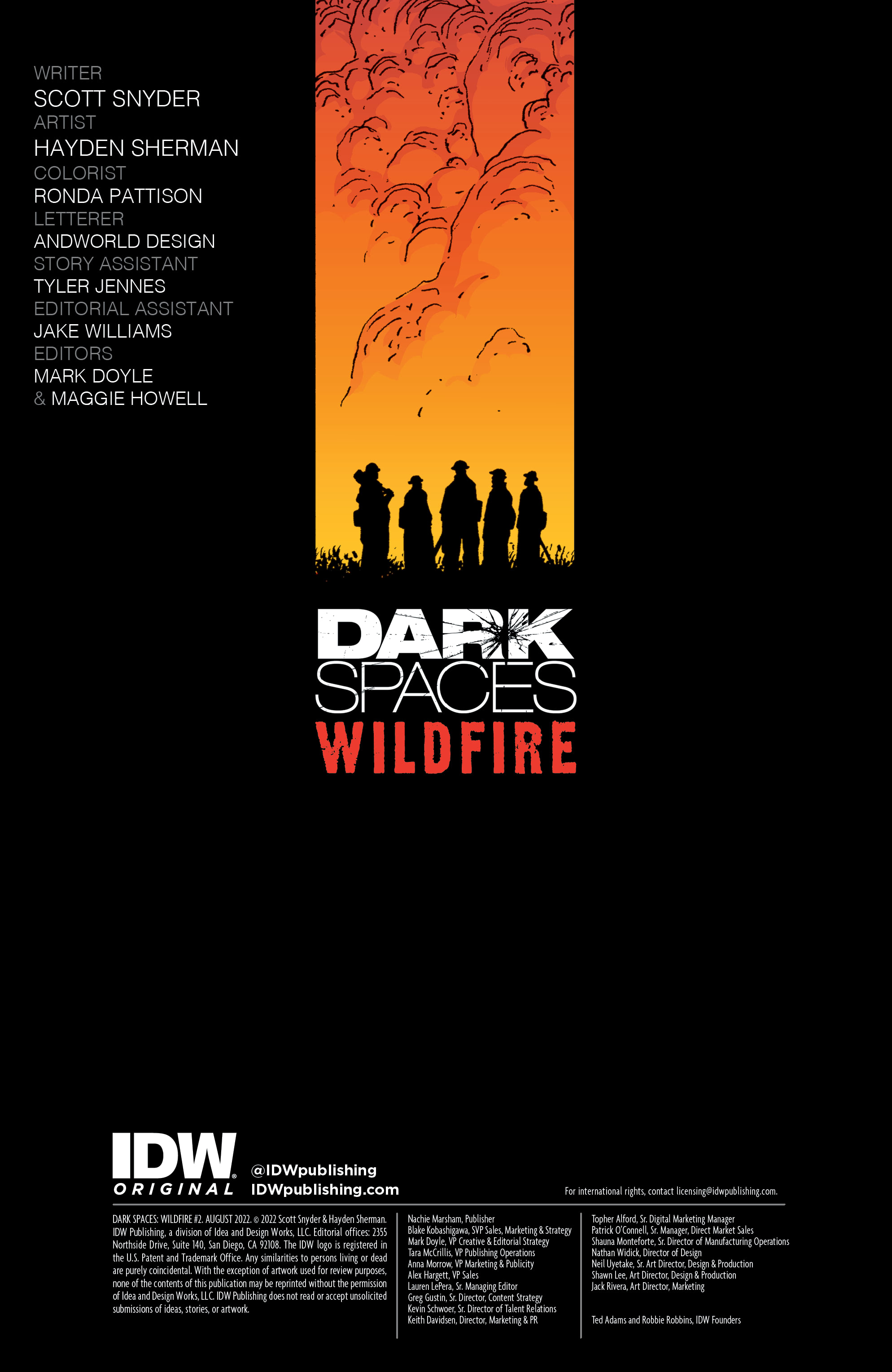 Read online Dark Spaces: Wildfire comic -  Issue #2 - 2