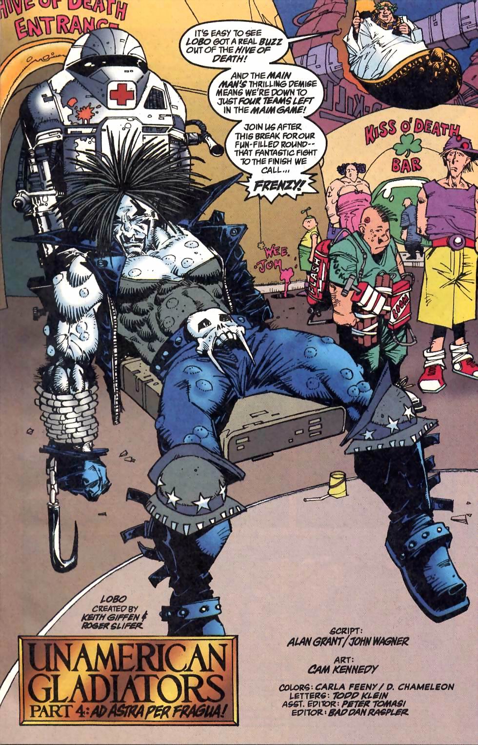 Read online Lobo: Unamerican Gladiators comic -  Issue #4 - 2