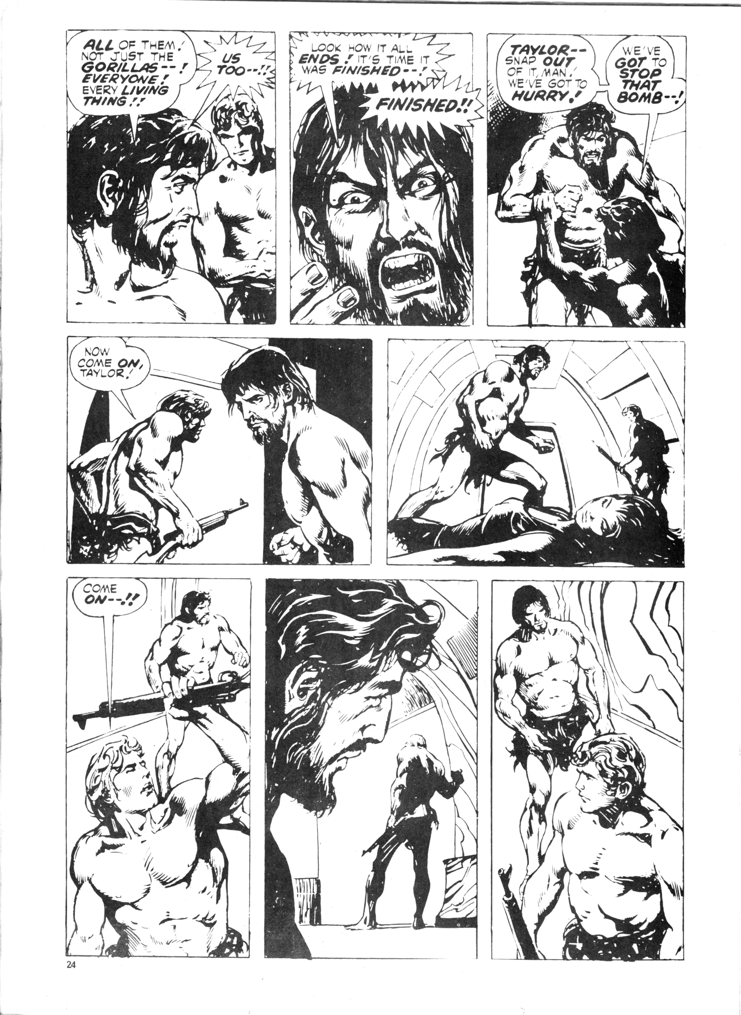 Read online Planet of the Apes (1974) comic -  Issue #123 - 24