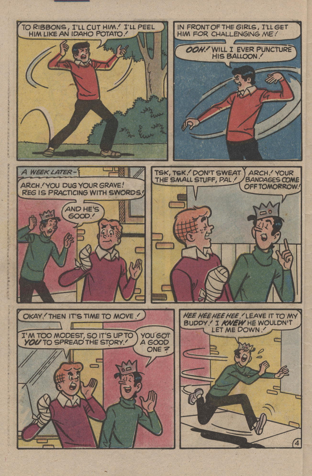Read online Reggie and Me (1966) comic -  Issue #123 - 32