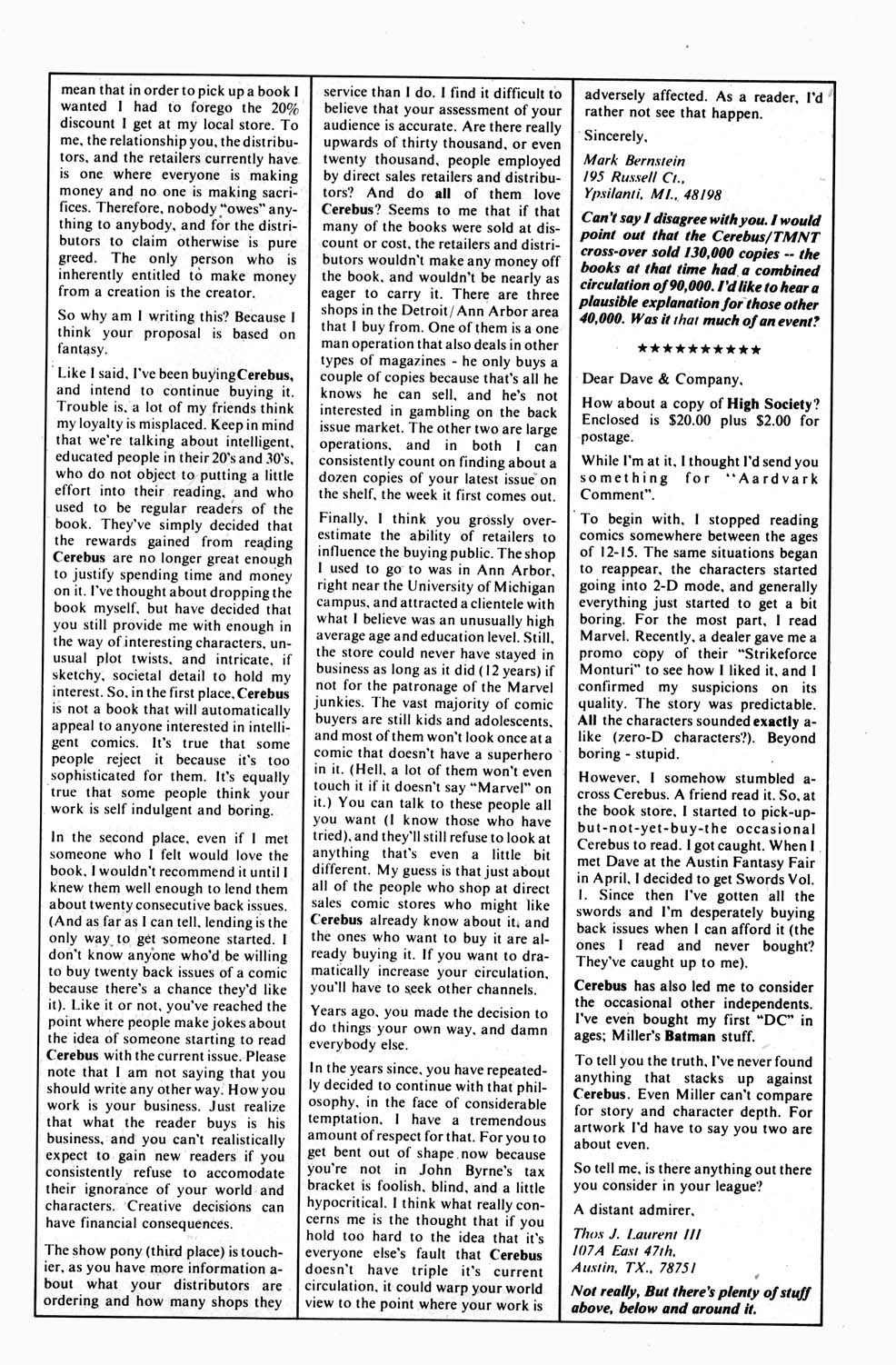 Cerebus Issue #96 #96 - English 25