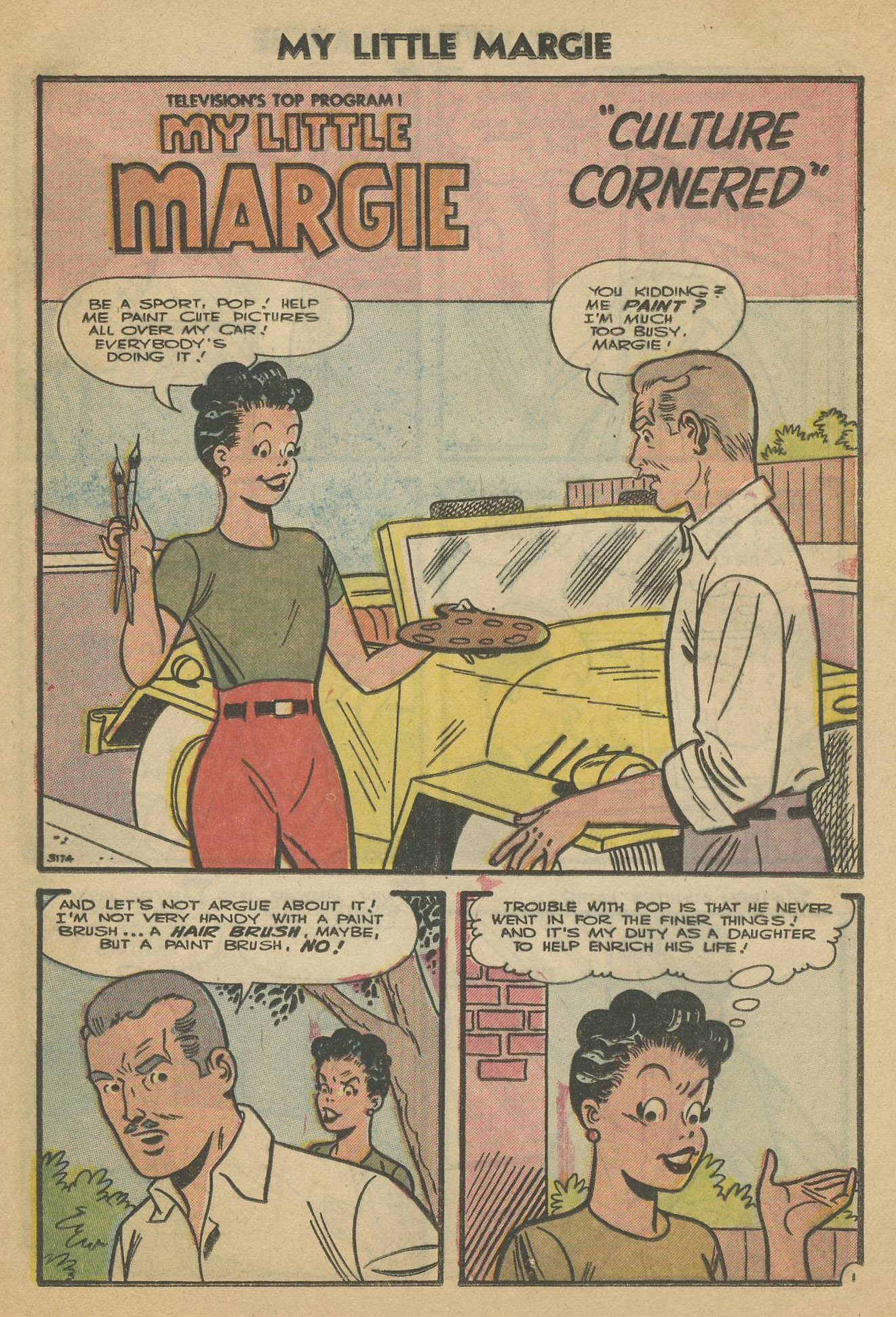 Read online My Little Margie (1954) comic -  Issue #12 - 25