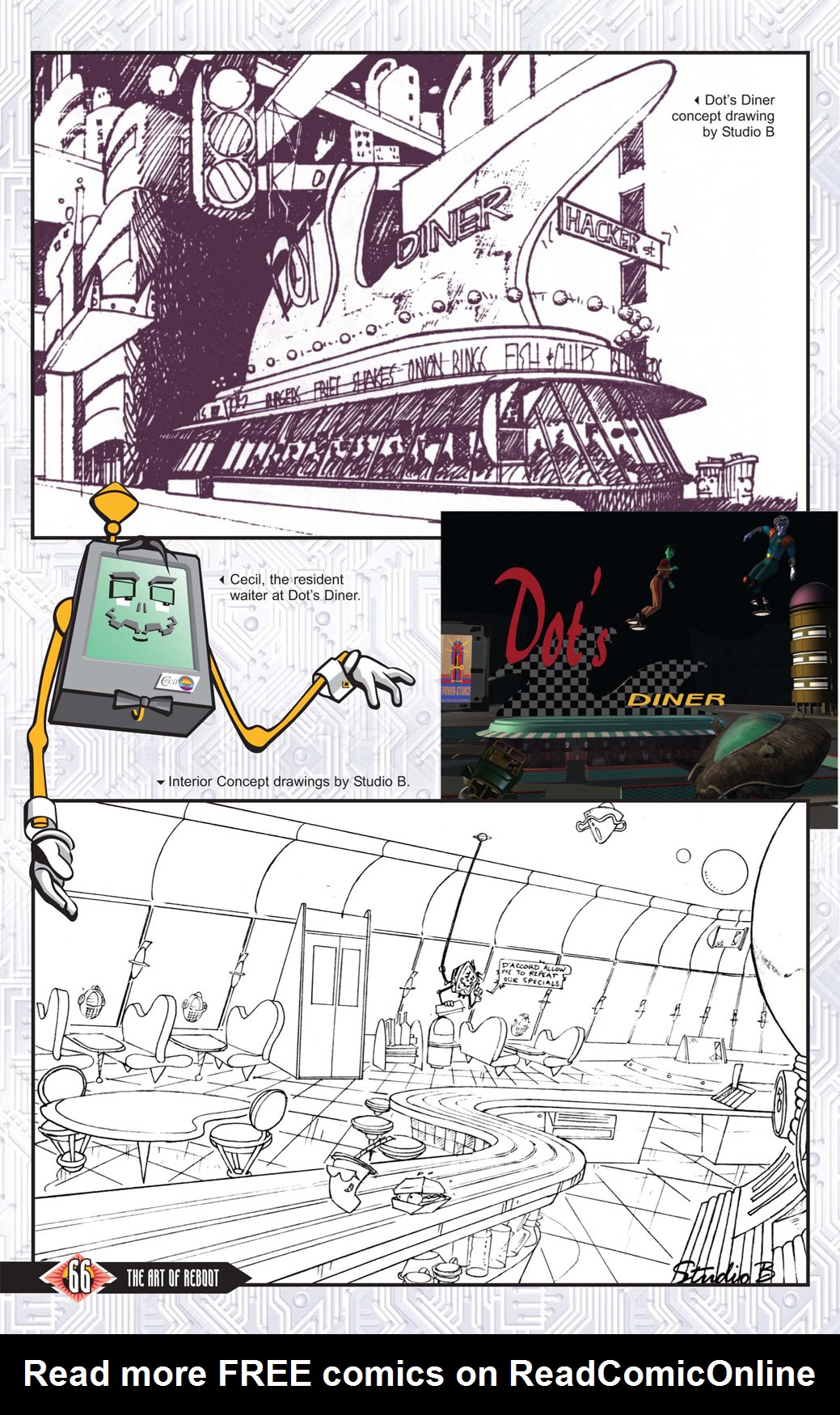 Read online The Art of Reboot comic -  Issue # TPB - 65