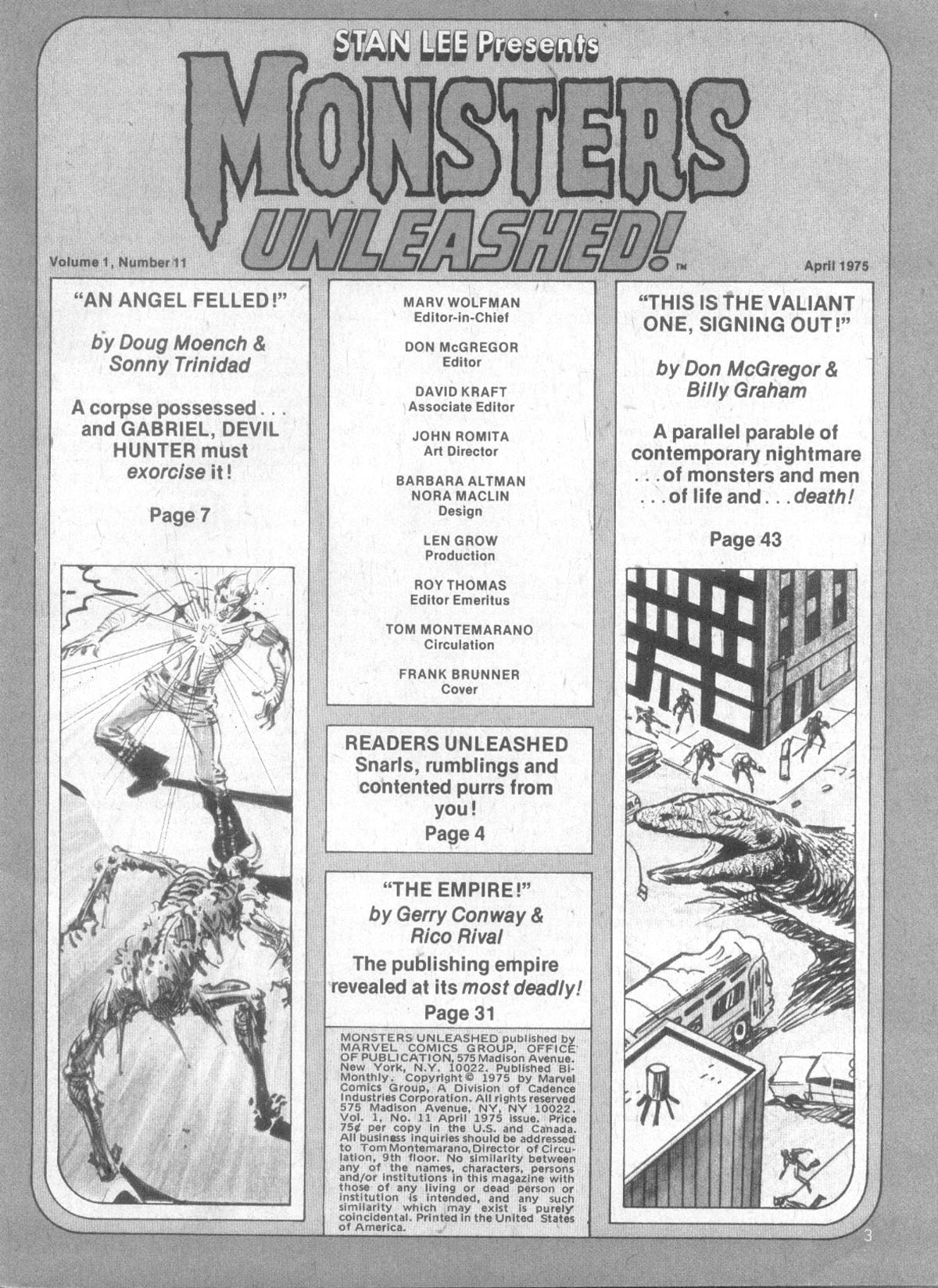 Read online Monsters Unleashed (1973) comic -  Issue #11 - 4