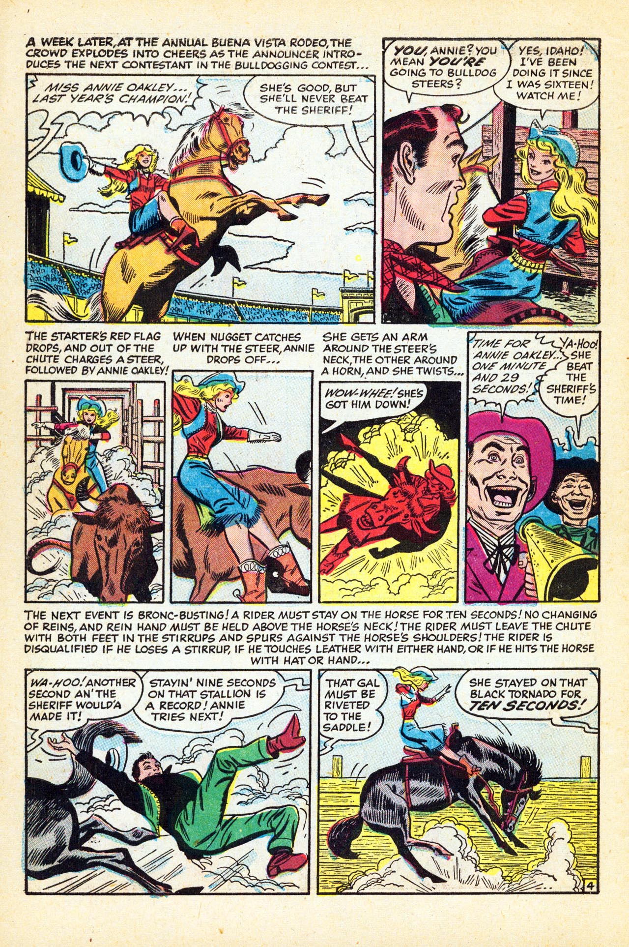 Read online Annie Oakley comic -  Issue #5 - 6