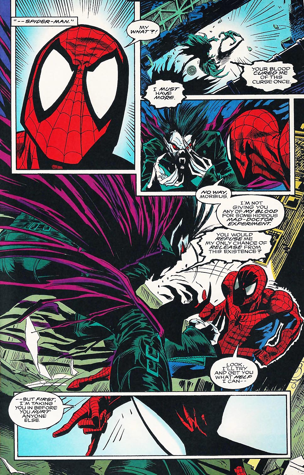 Read online Morbius: The Living Vampire (1992) comic -  Issue #3 - 8