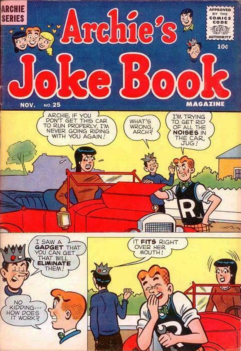 Read online Archie's Joke Book Magazine comic -  Issue #25 - 1