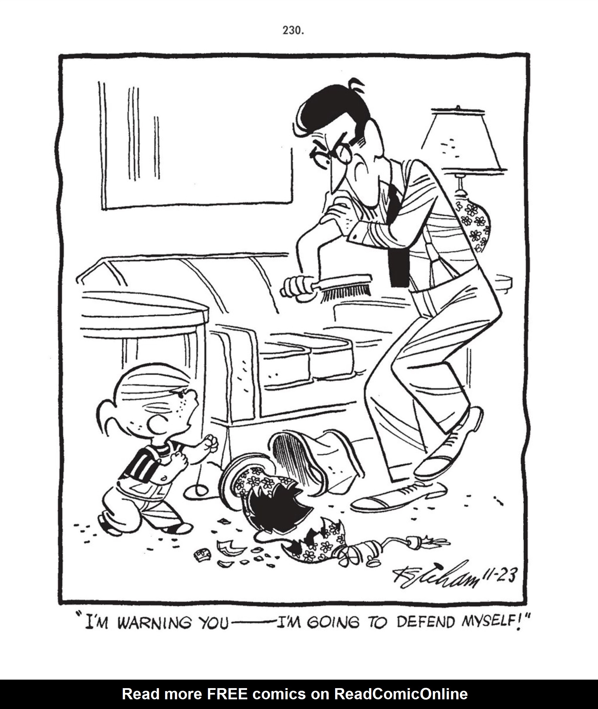 Read online Hank Ketcham's Complete Dennis the Menace comic -  Issue # TPB 1 (Part 3) - 56