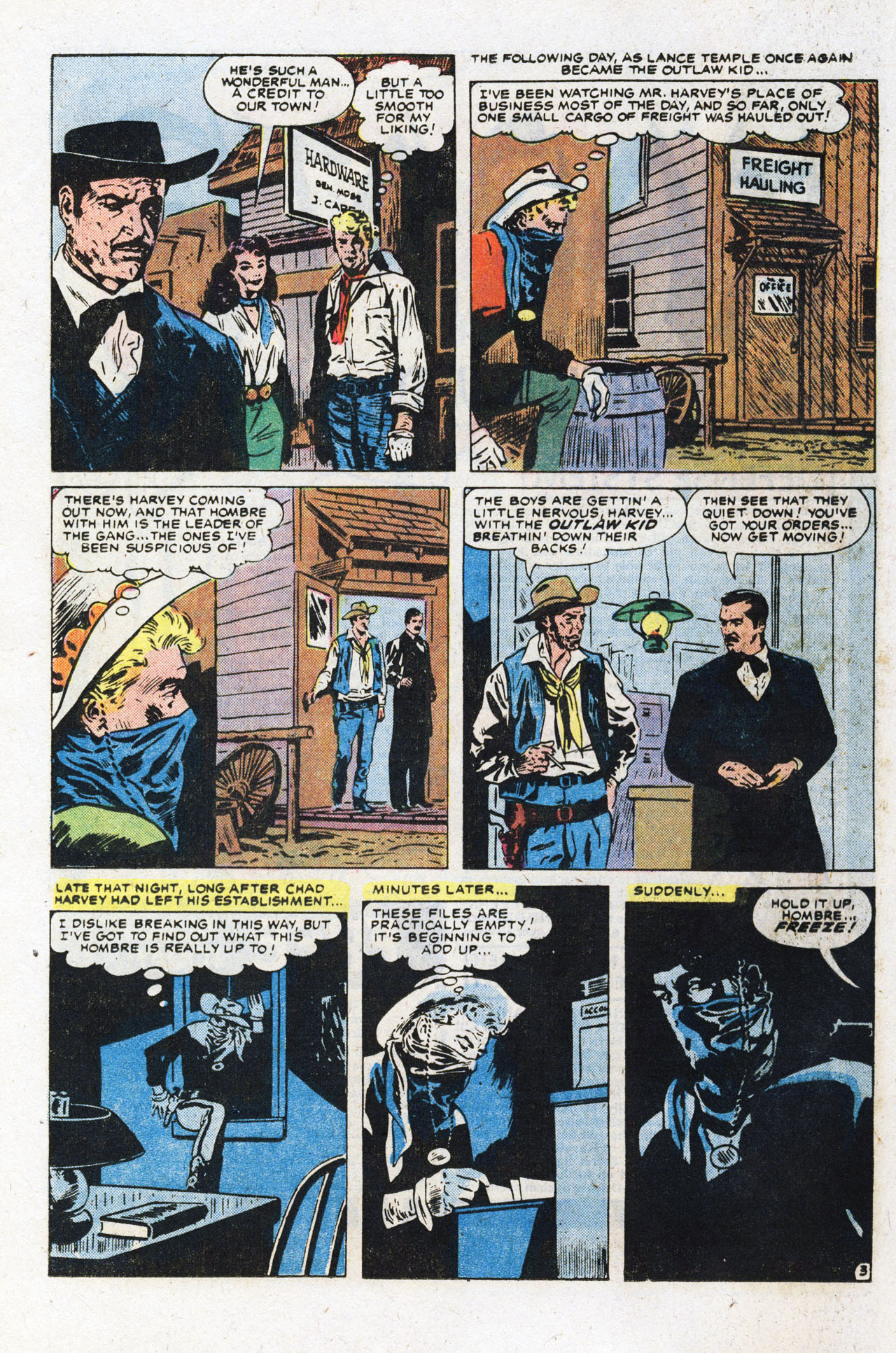 Read online The Outlaw Kid (1970) comic -  Issue #22 - 16