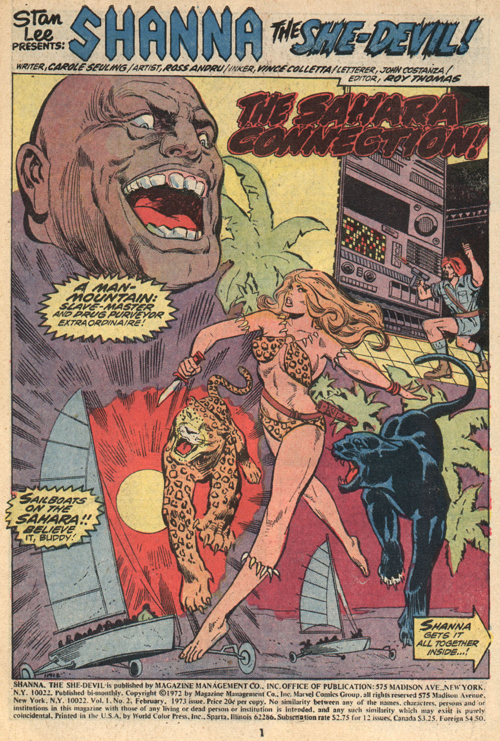 Read online Shanna, the She-Devil (1972) comic -  Issue #2 - 2