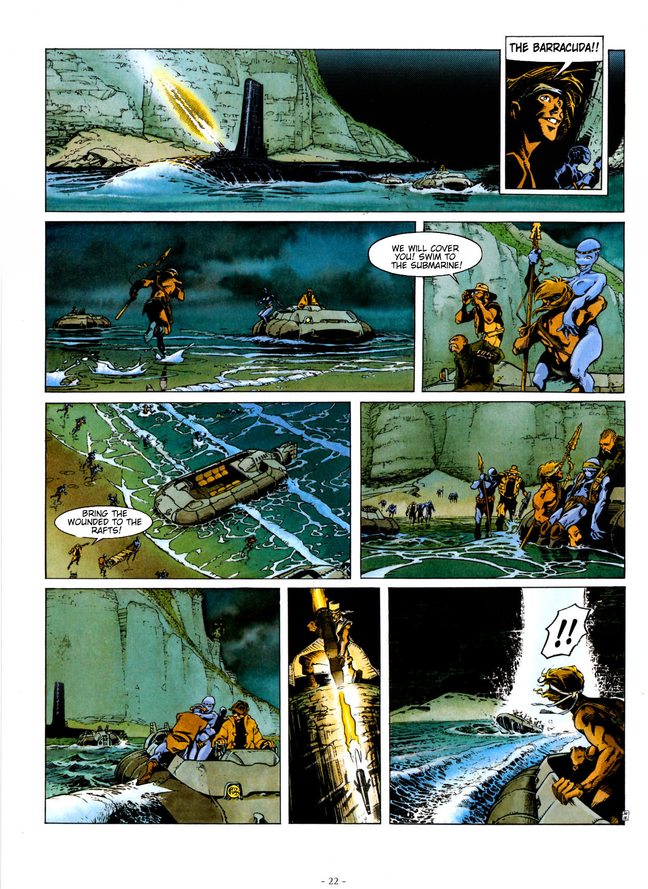 Read online Aquablue comic -  Issue #4 - 23