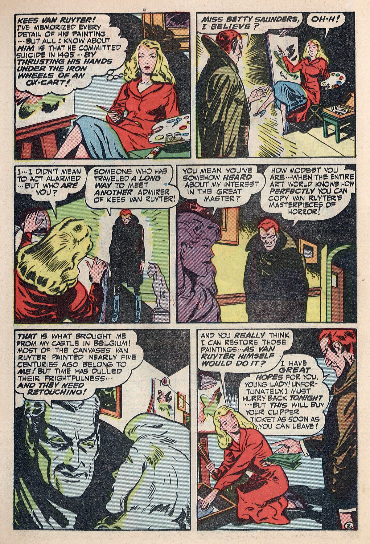 Read online Adventures Into The Unknown comic -  Issue #2 - 33