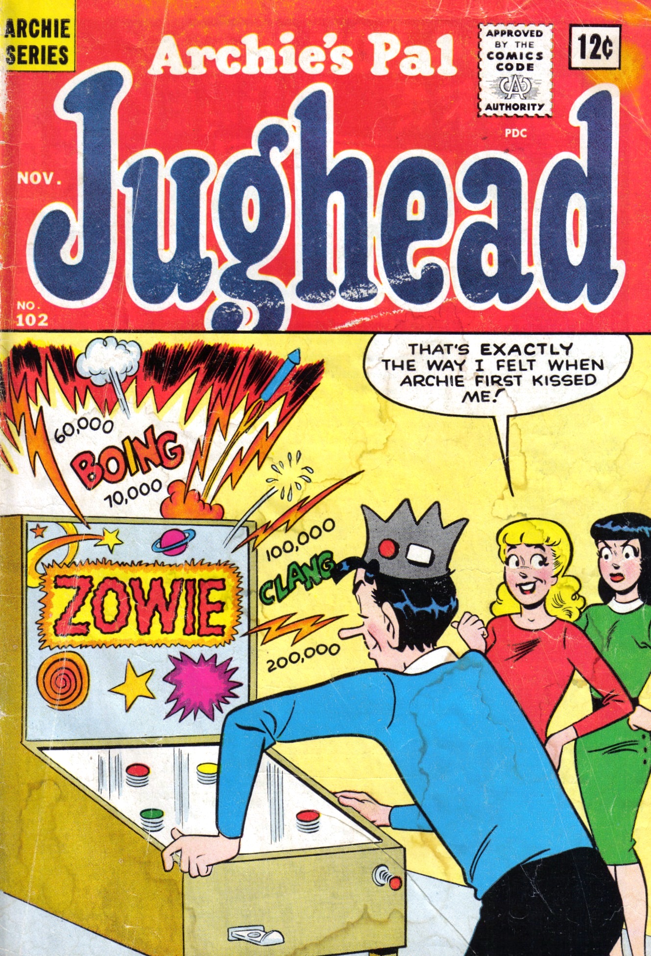Read online Archie's Pal Jughead comic -  Issue #102 - 1