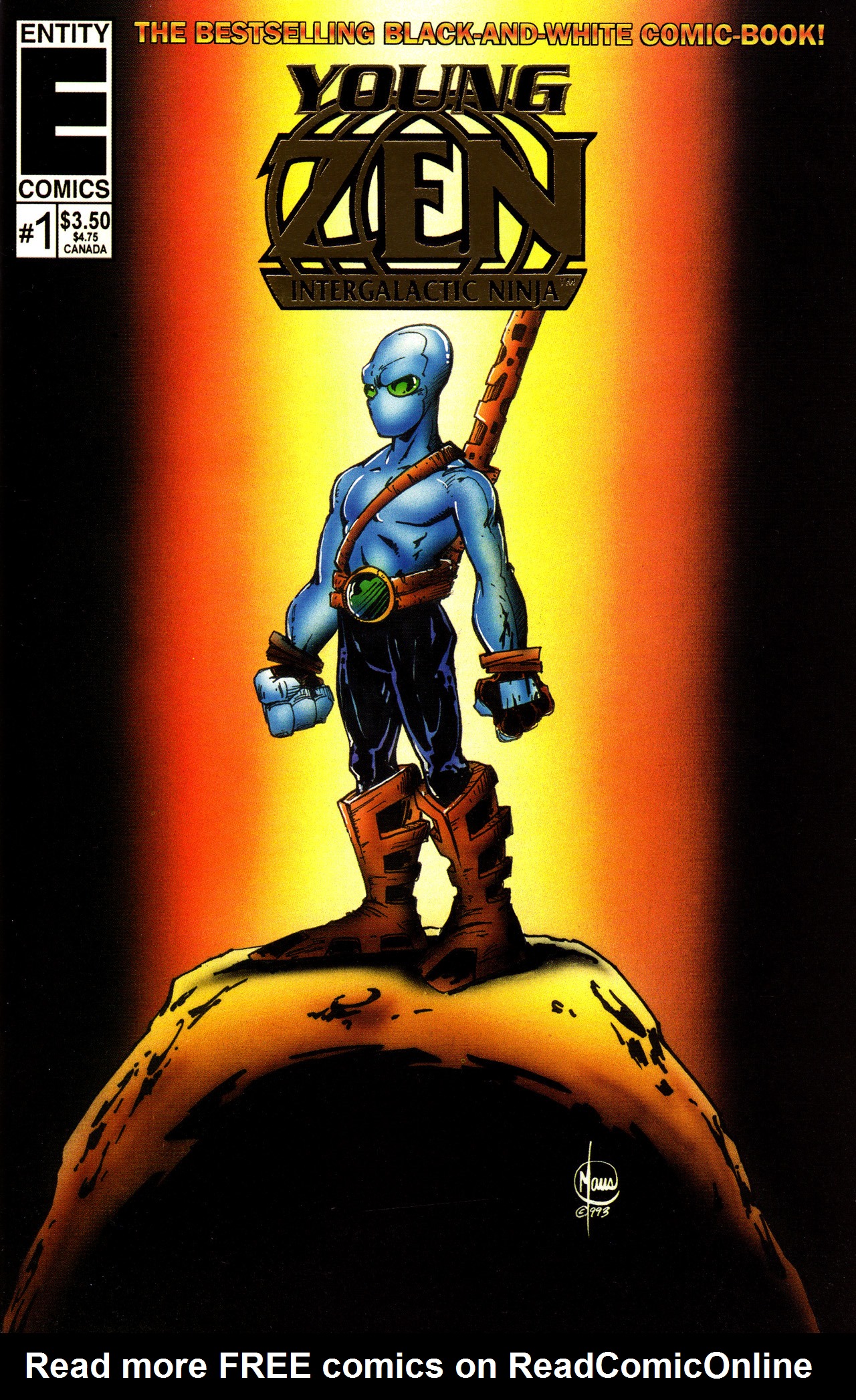 Read online Young Zen Intergalactic Ninja comic -  Issue #1 - 1