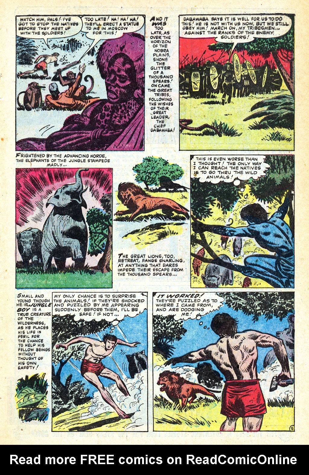 Read online Jungle Action (1954) comic -  Issue #3 - 31