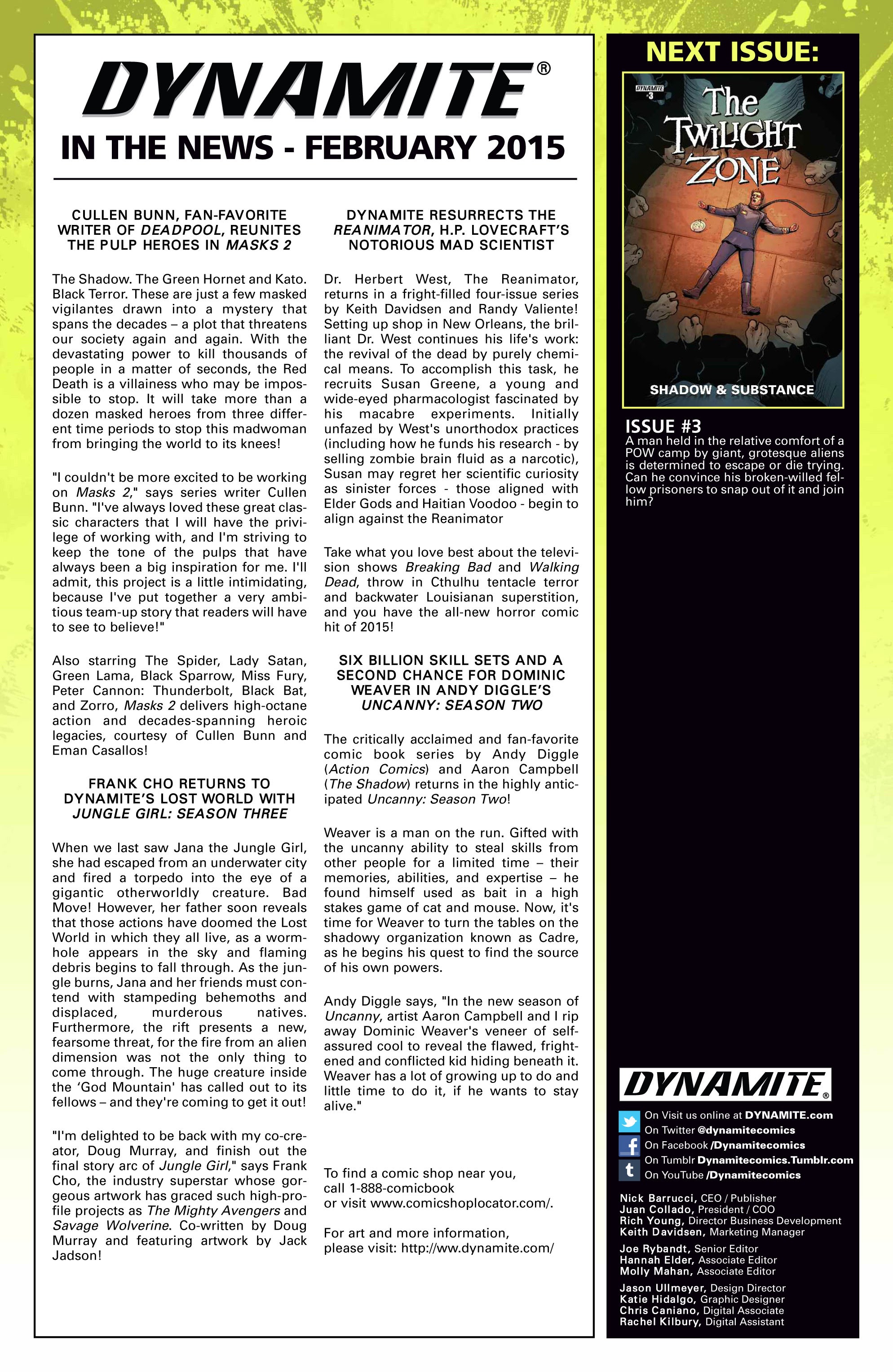 Read online The Twilight Zone: Shadow & Substance comic -  Issue #2 - 25