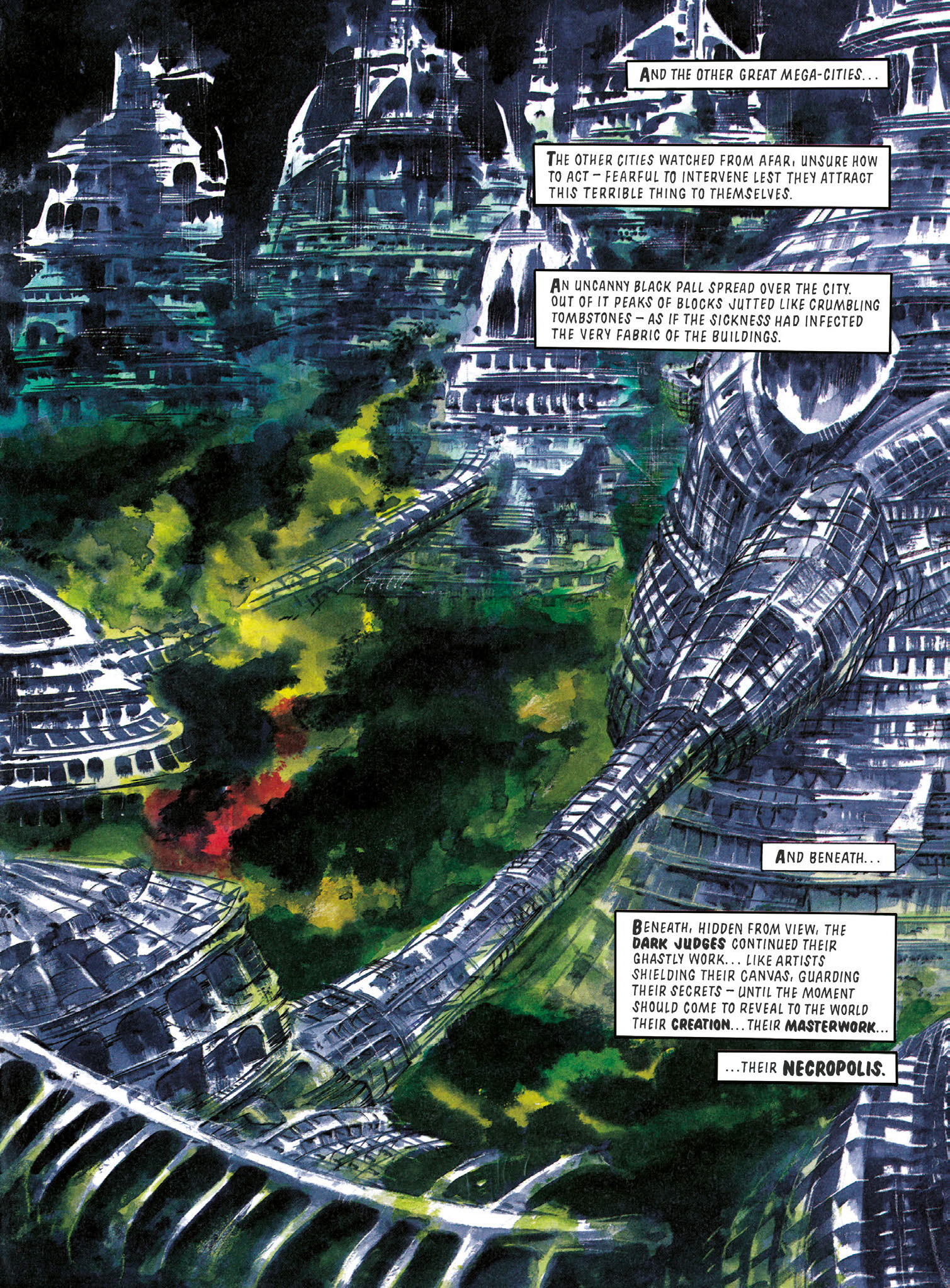 Read online Essential Judge Dredd: Necropolis comic -  Issue # TPB (Part 2) - 20