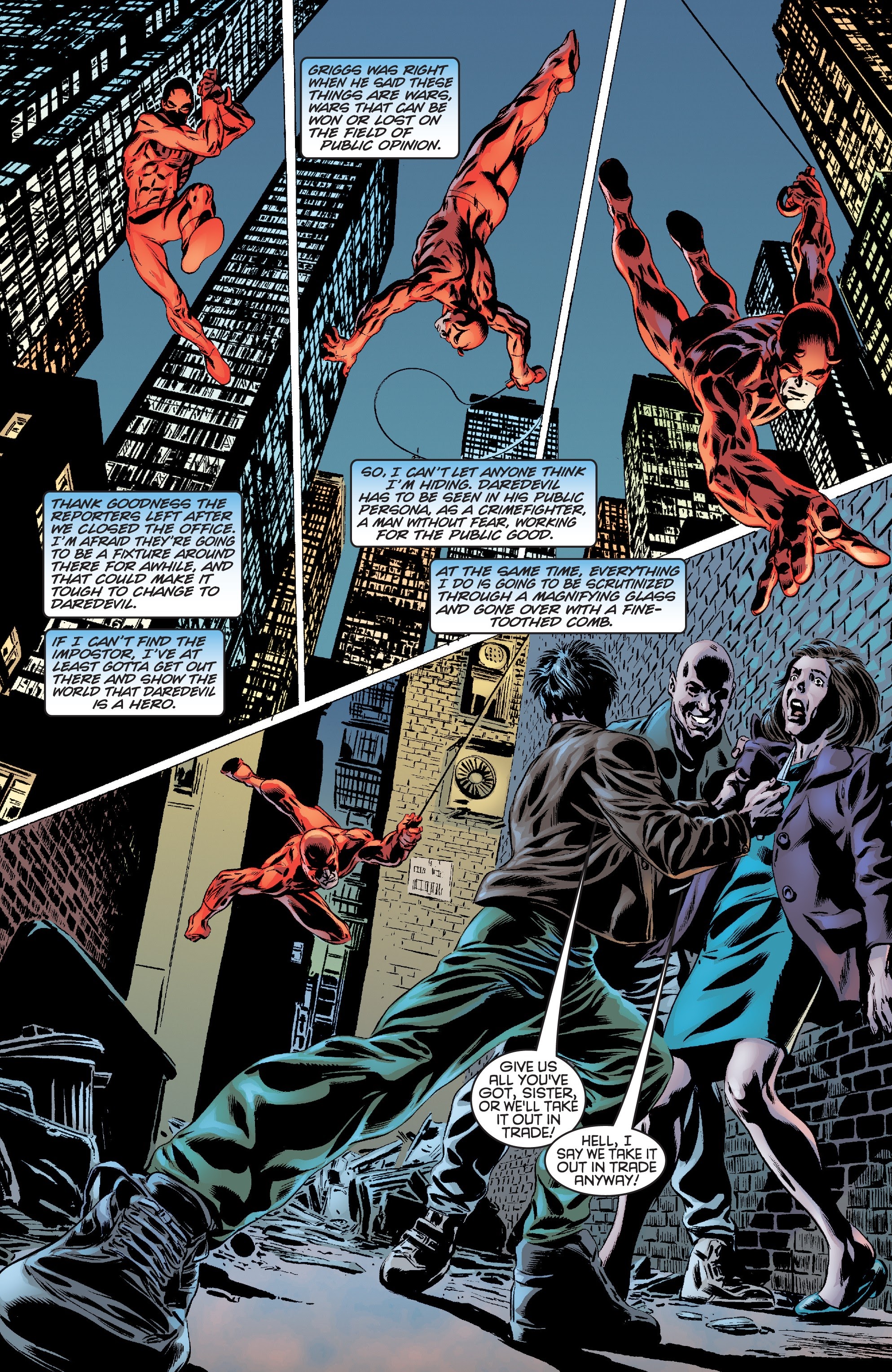 Read online Marvel Knights Daredevil by Bendis, Jenkins, Gale & Mack: Unusual Suspects comic -  Issue # TPB (Part 2) - 100