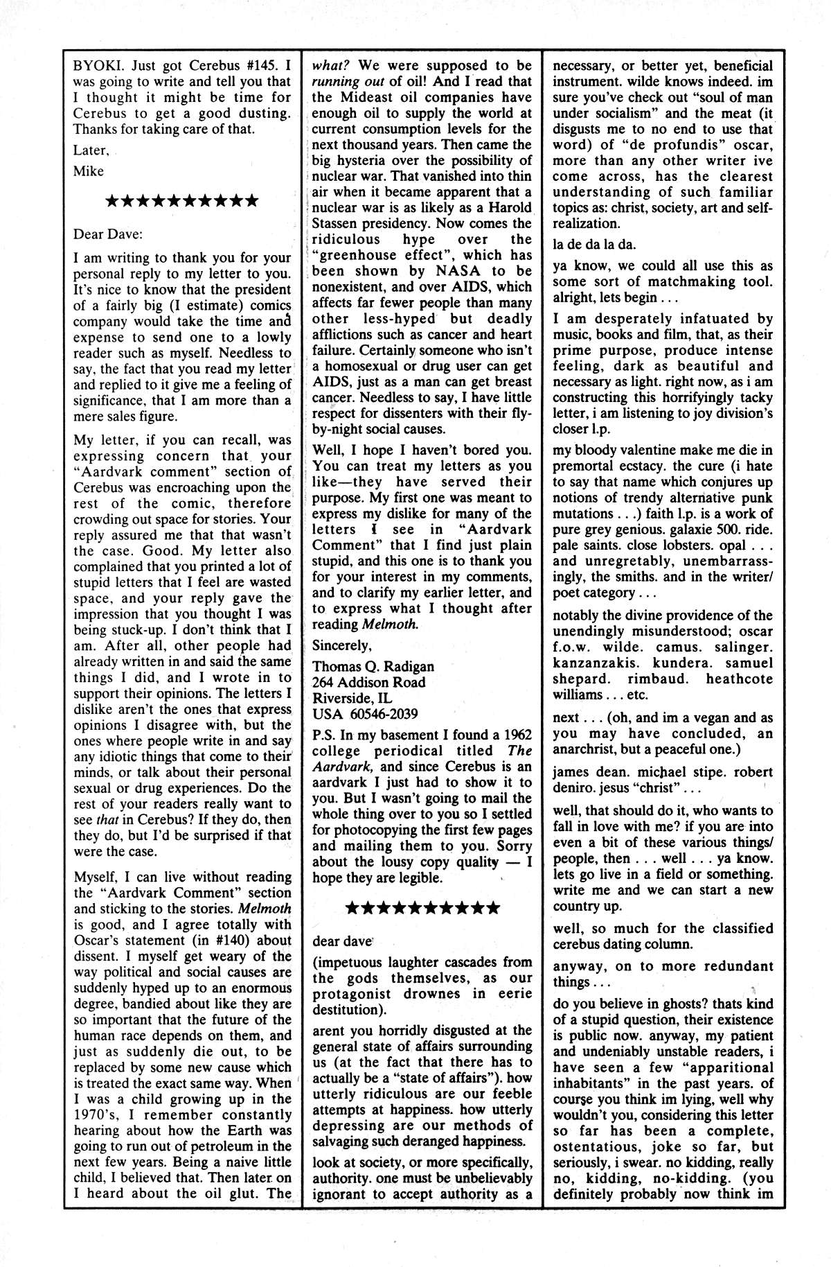 Read online Cerebus comic -  Issue #148 - 28