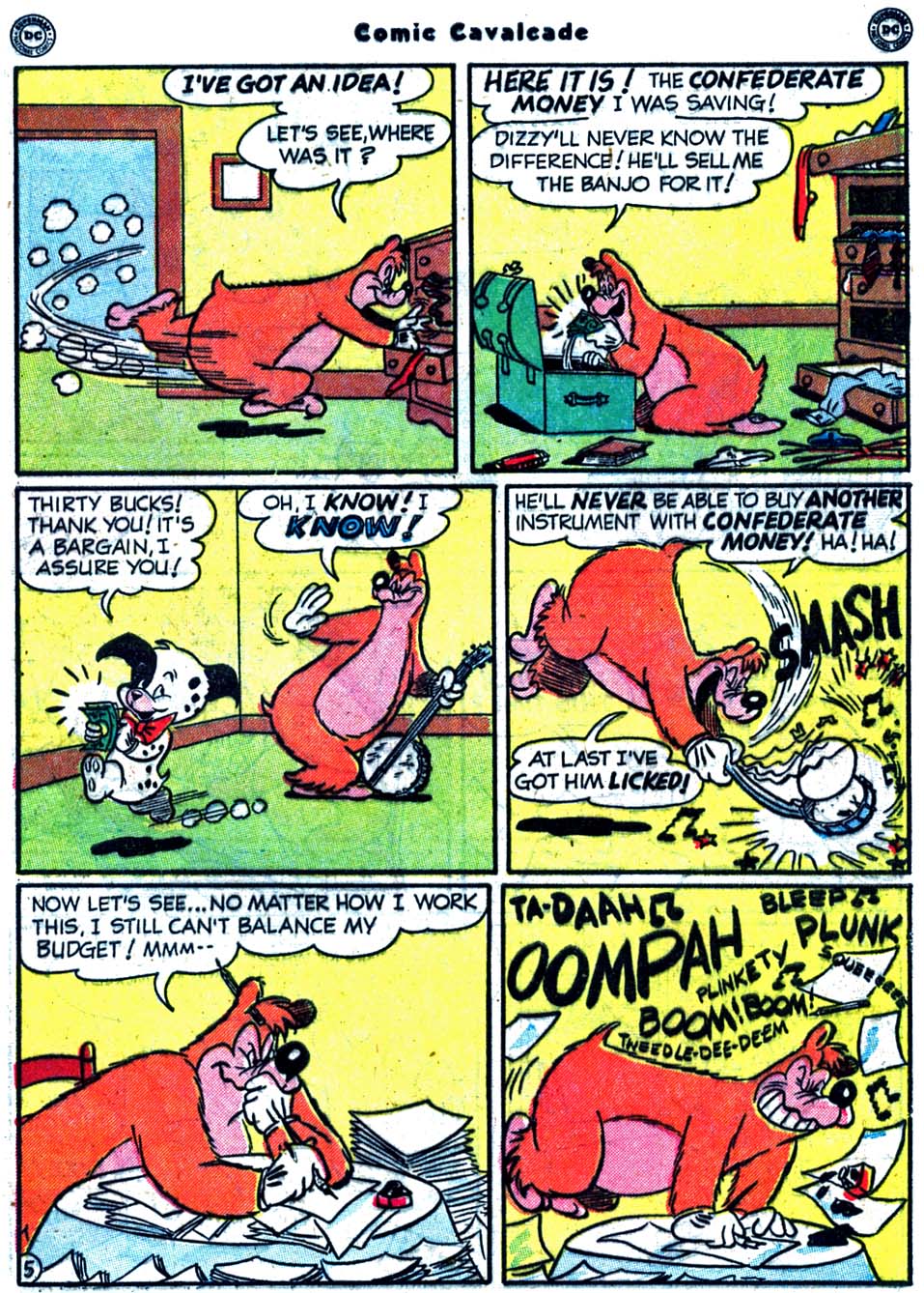 Read online Comic Cavalcade comic -  Issue #44 - 25