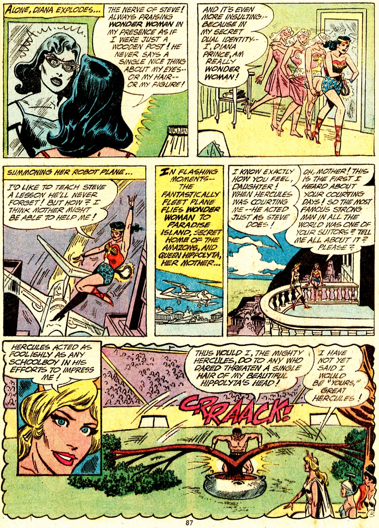 Read online Wonder Woman (1942) comic -  Issue #211 - 76