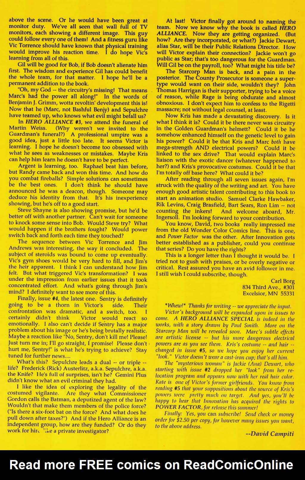 Read online Hero Alliance (1989) comic -  Issue #7 - 20