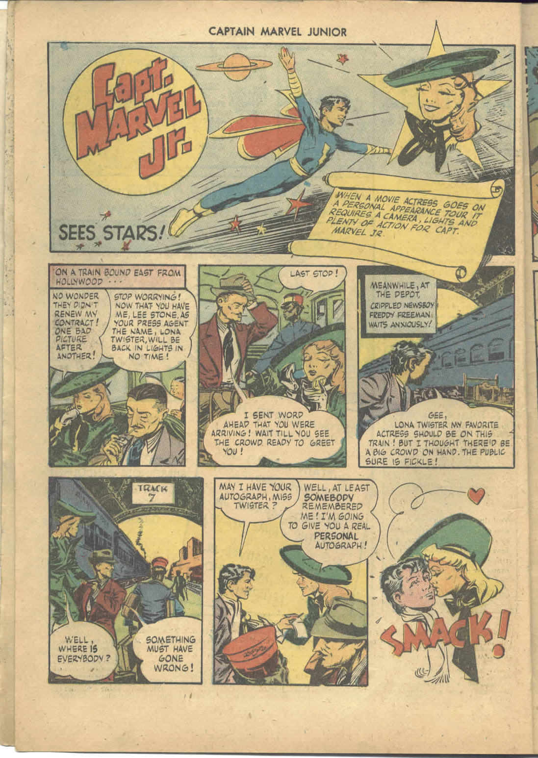 Read online Captain Marvel, Jr. comic -  Issue #37 - 2