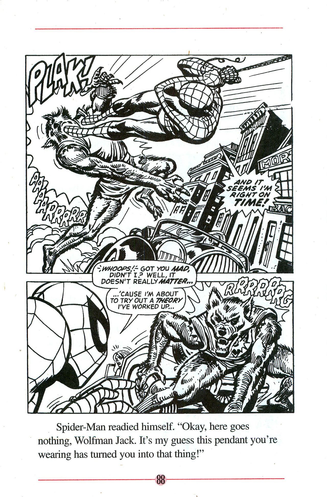 Read online Marvel Chillers: The Mark of the Man-Wolf comic -  Issue # Full - 90