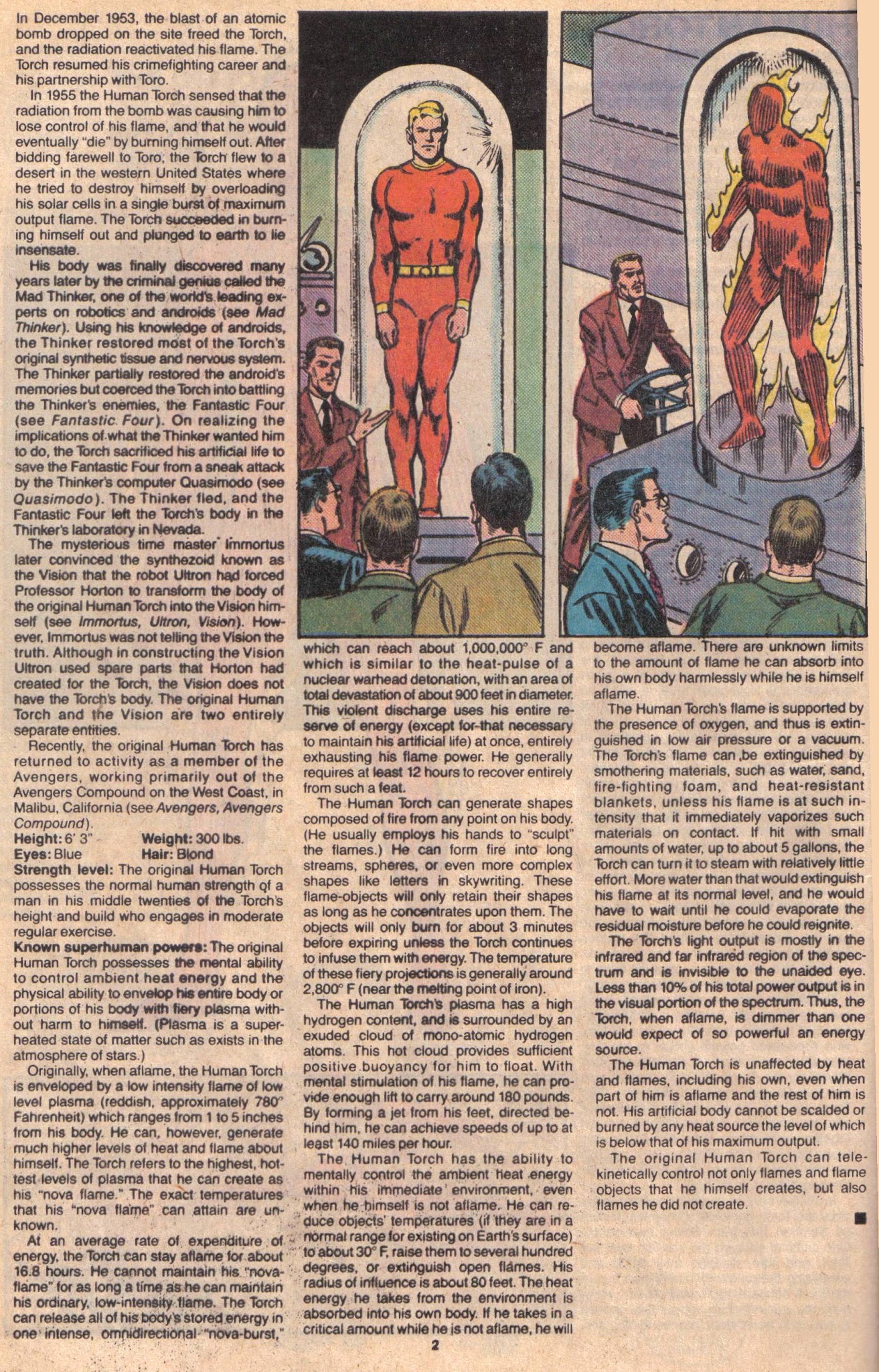Read online The Official Handbook of the Marvel Universe: Update '89 comic -  Issue #4 - 3