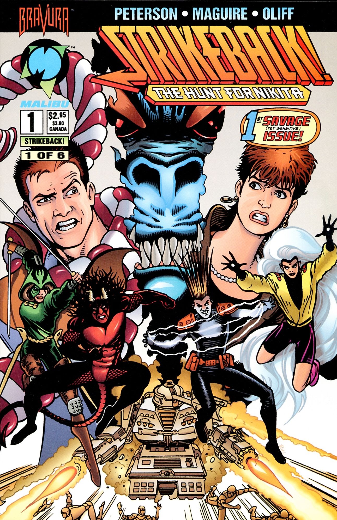 Read online Strikeback! (1994) comic -  Issue #1 - 1