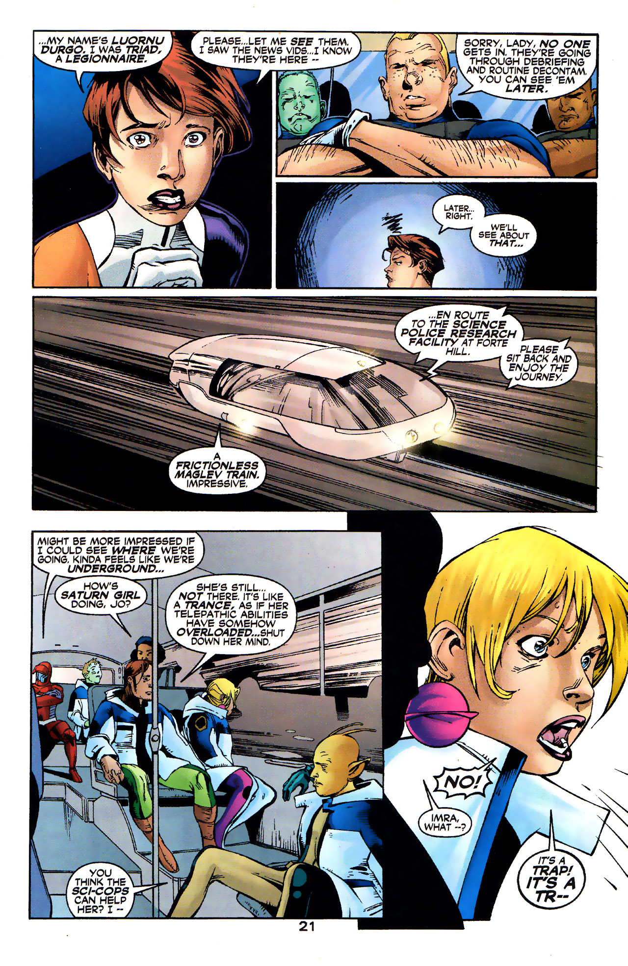 Read online The Legion comic -  Issue #1 - 21