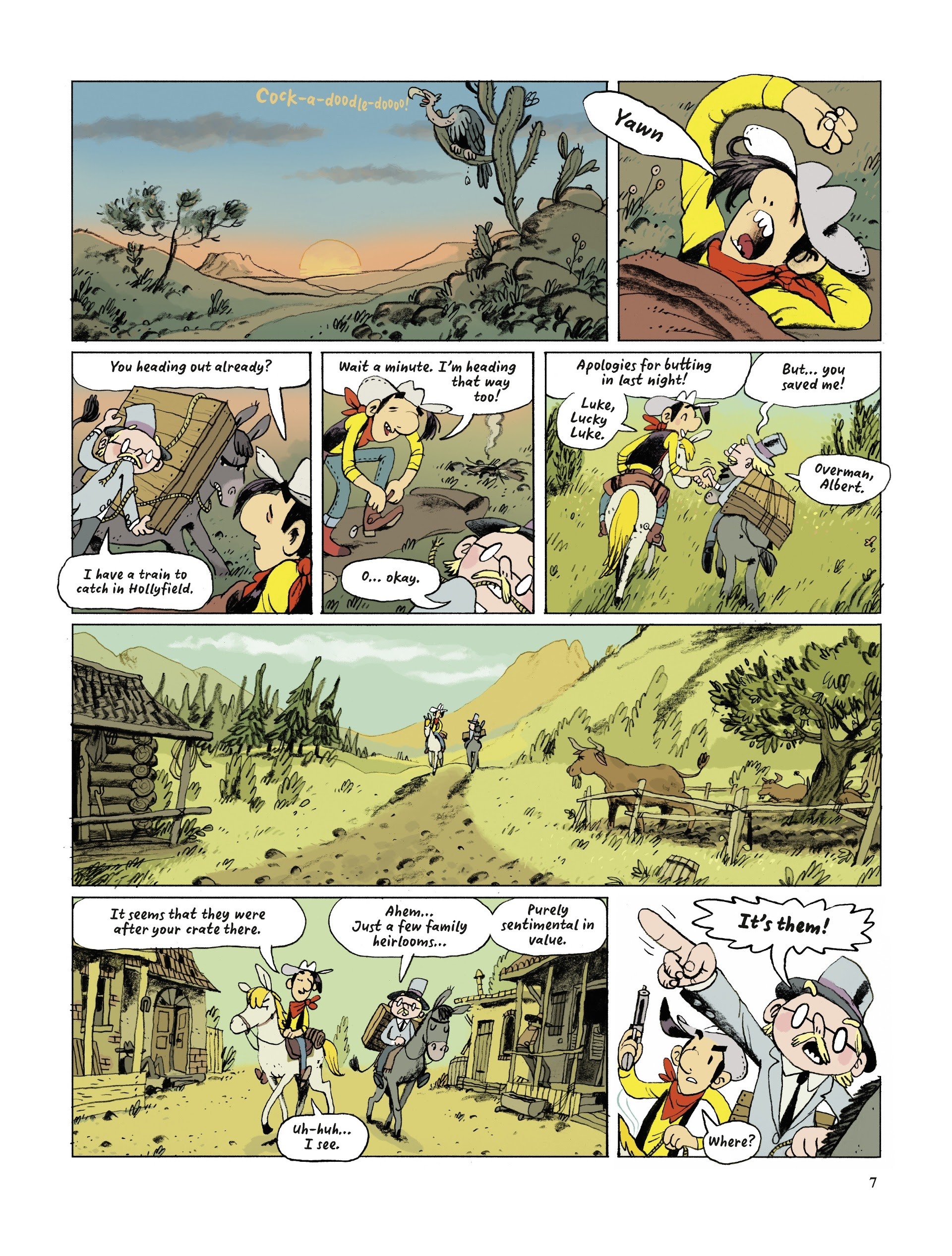 Read online Lucky Luke Saddles Up comic -  Issue # TPB - 7