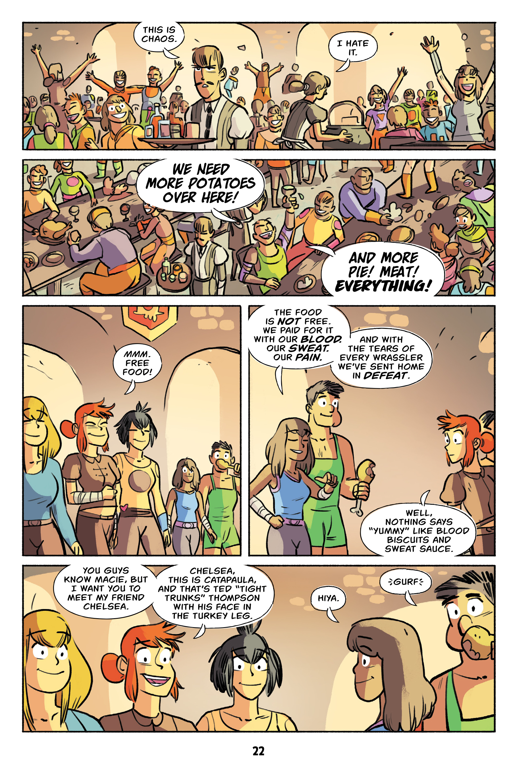 Read online Wrassle Castle comic -  Issue #2 - 22