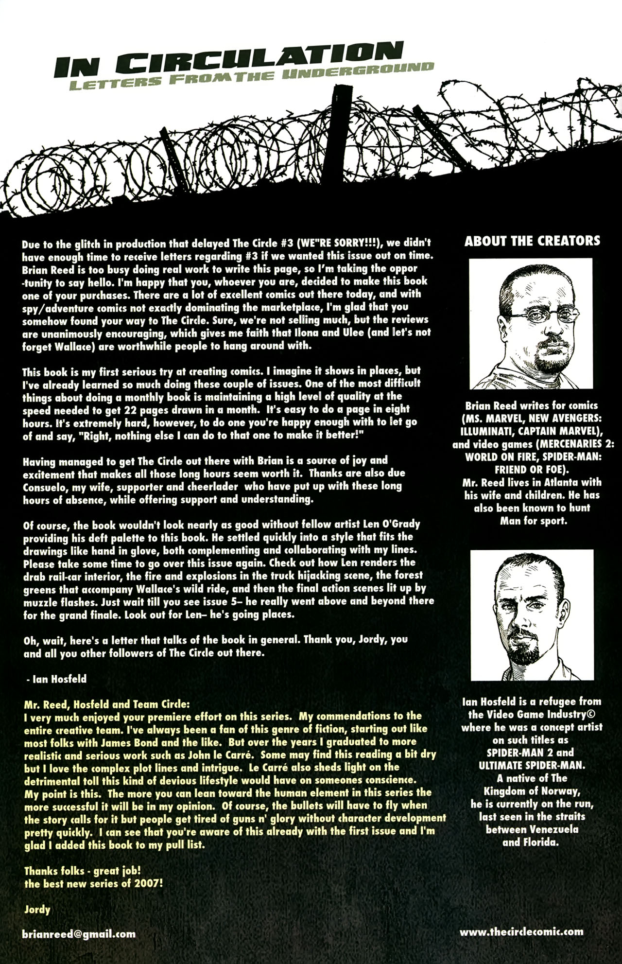 Read online The Circle (2007) comic -  Issue #4 - 24