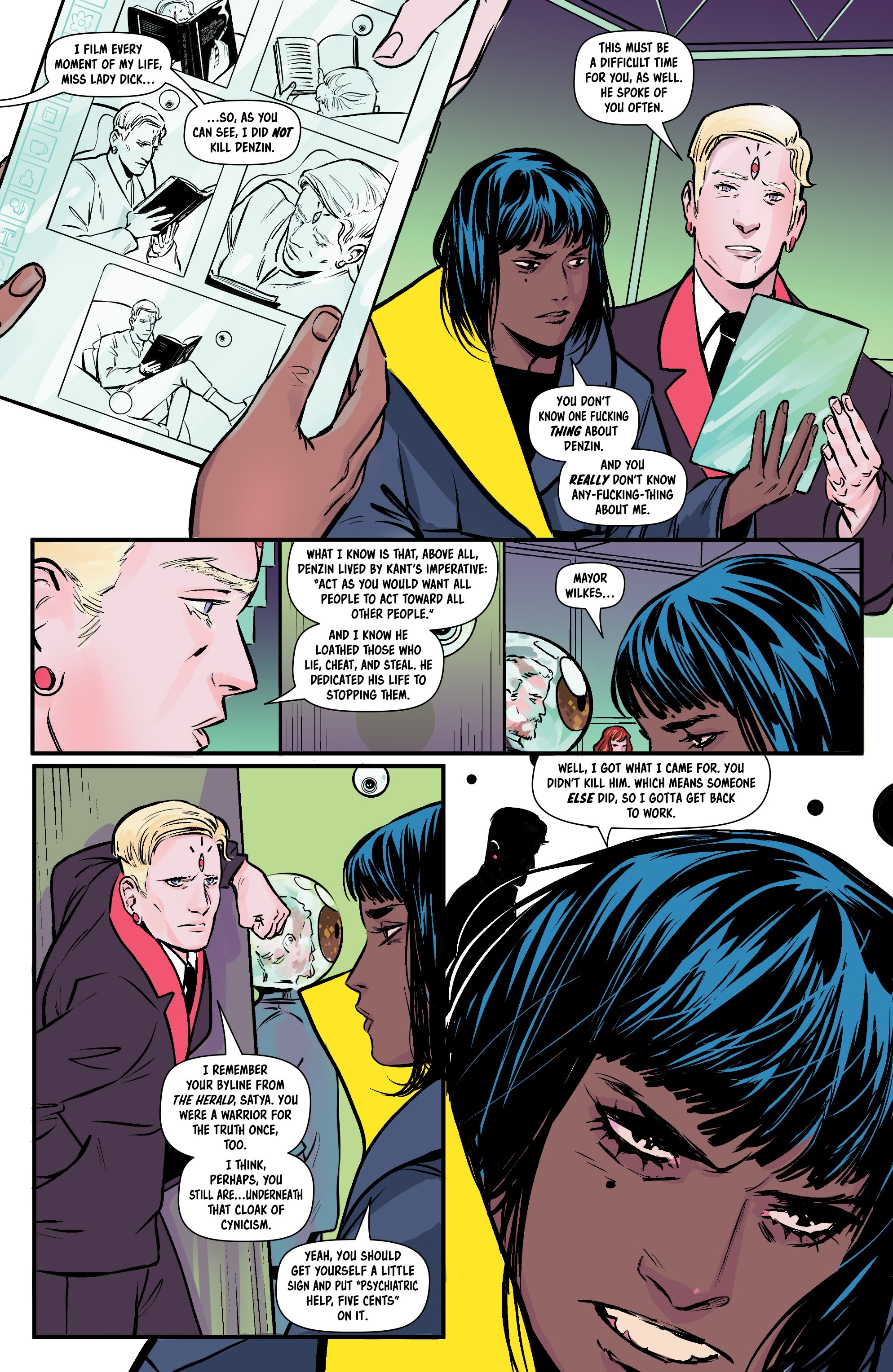 Read online Bylines in Blood comic -  Issue #1 - 24