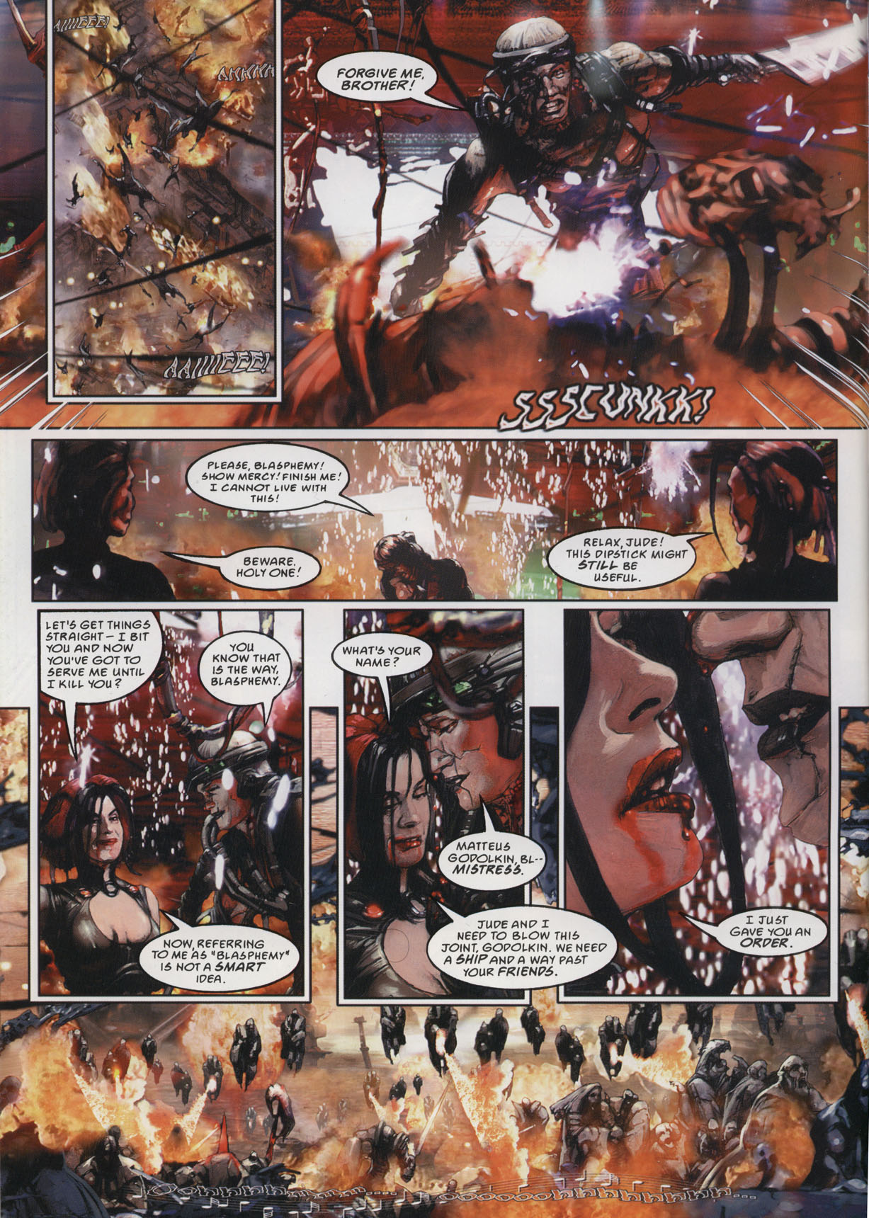 Read online Durham Red: The Scarlet Cantos comic -  Issue # TPB - 24