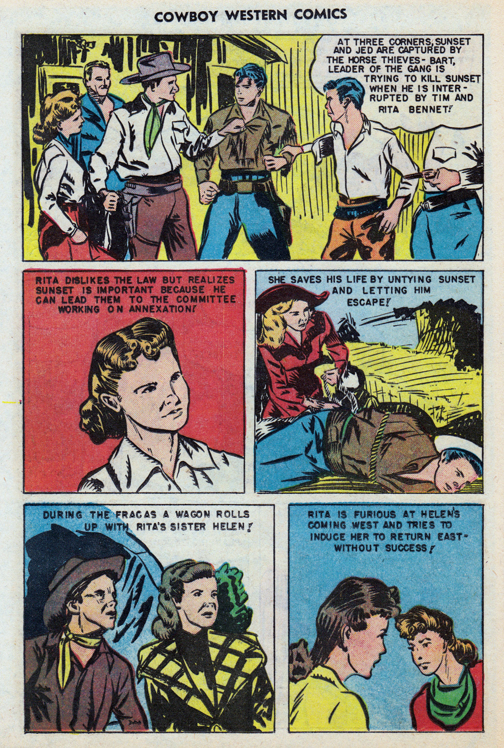 Read online Cowboy Western Comics (1948) comic -  Issue #28 - 24