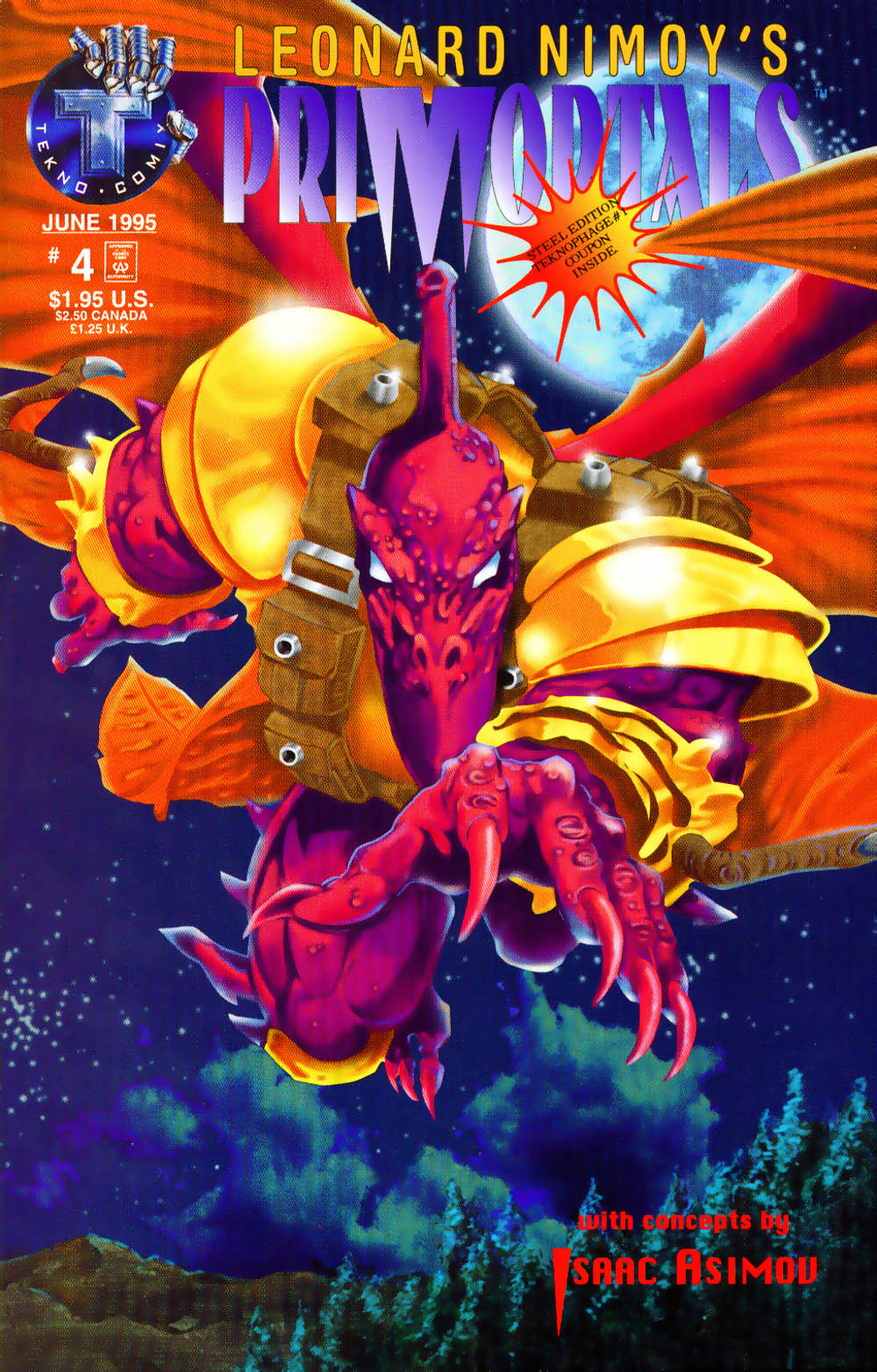 Read online Leonard Nimoy's Primortals (1995) comic -  Issue #4 - 1