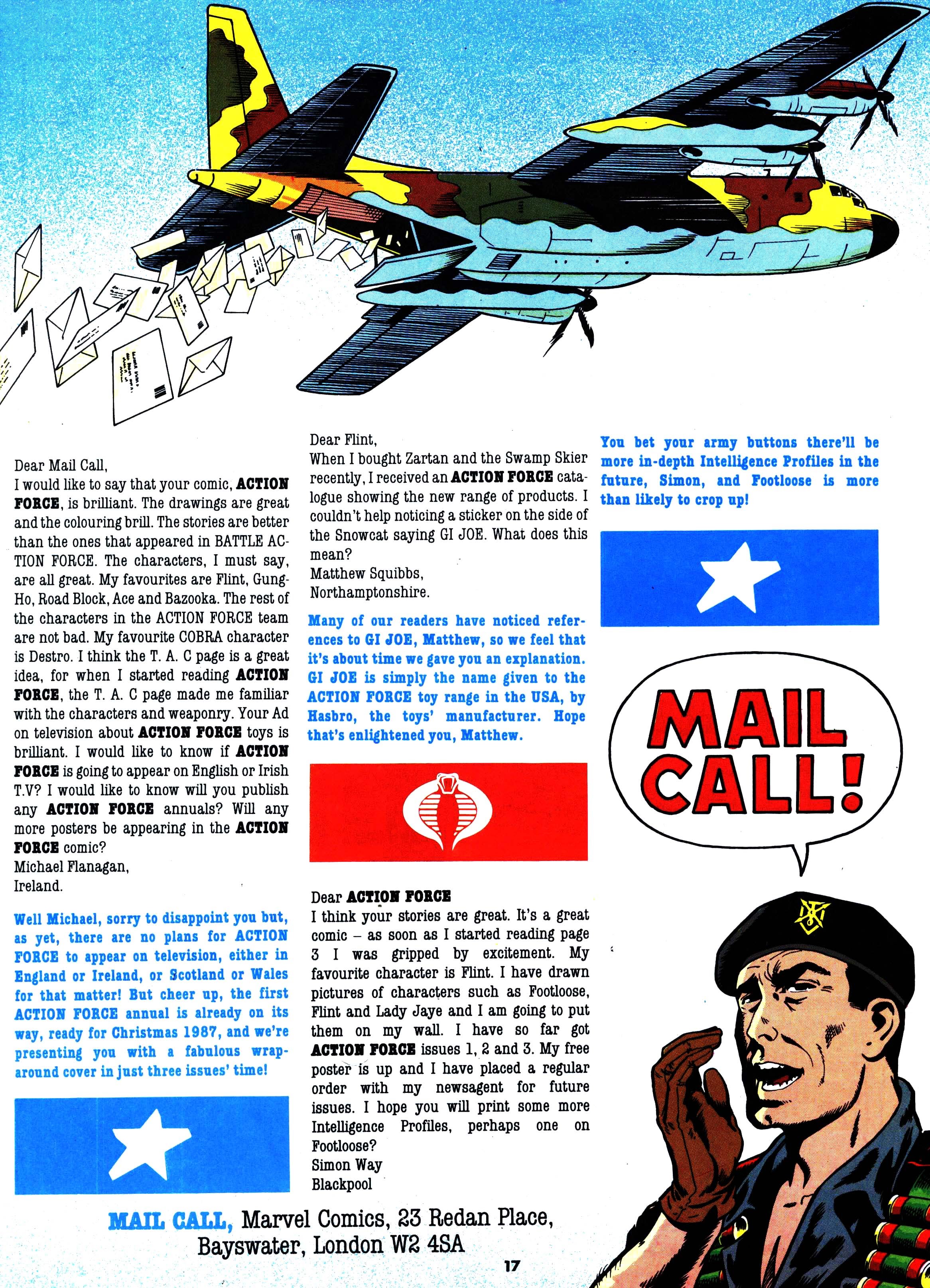 Read online Action Force comic -  Issue #15 - 17