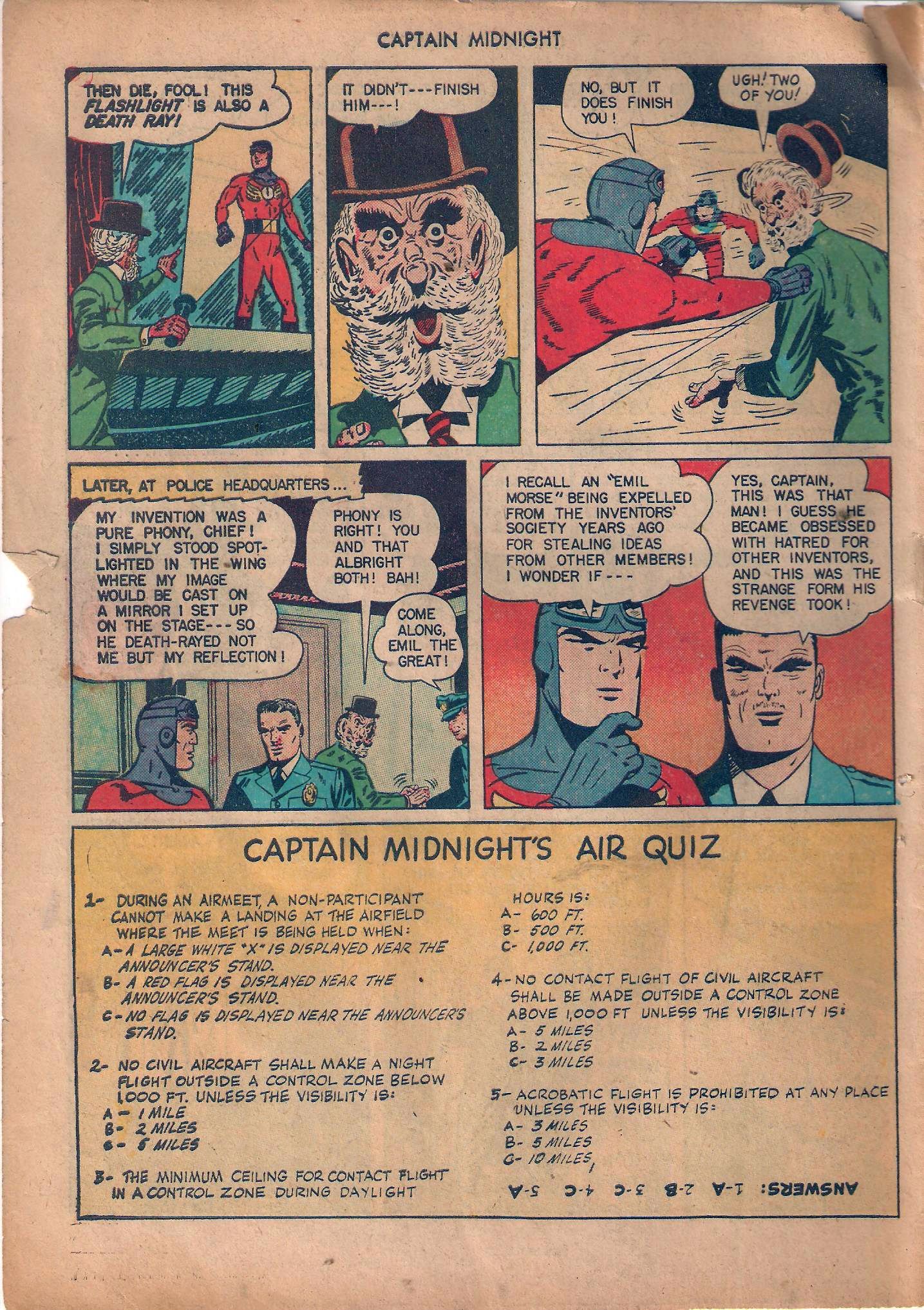Read online Captain Midnight (1942) comic -  Issue #44 - 51