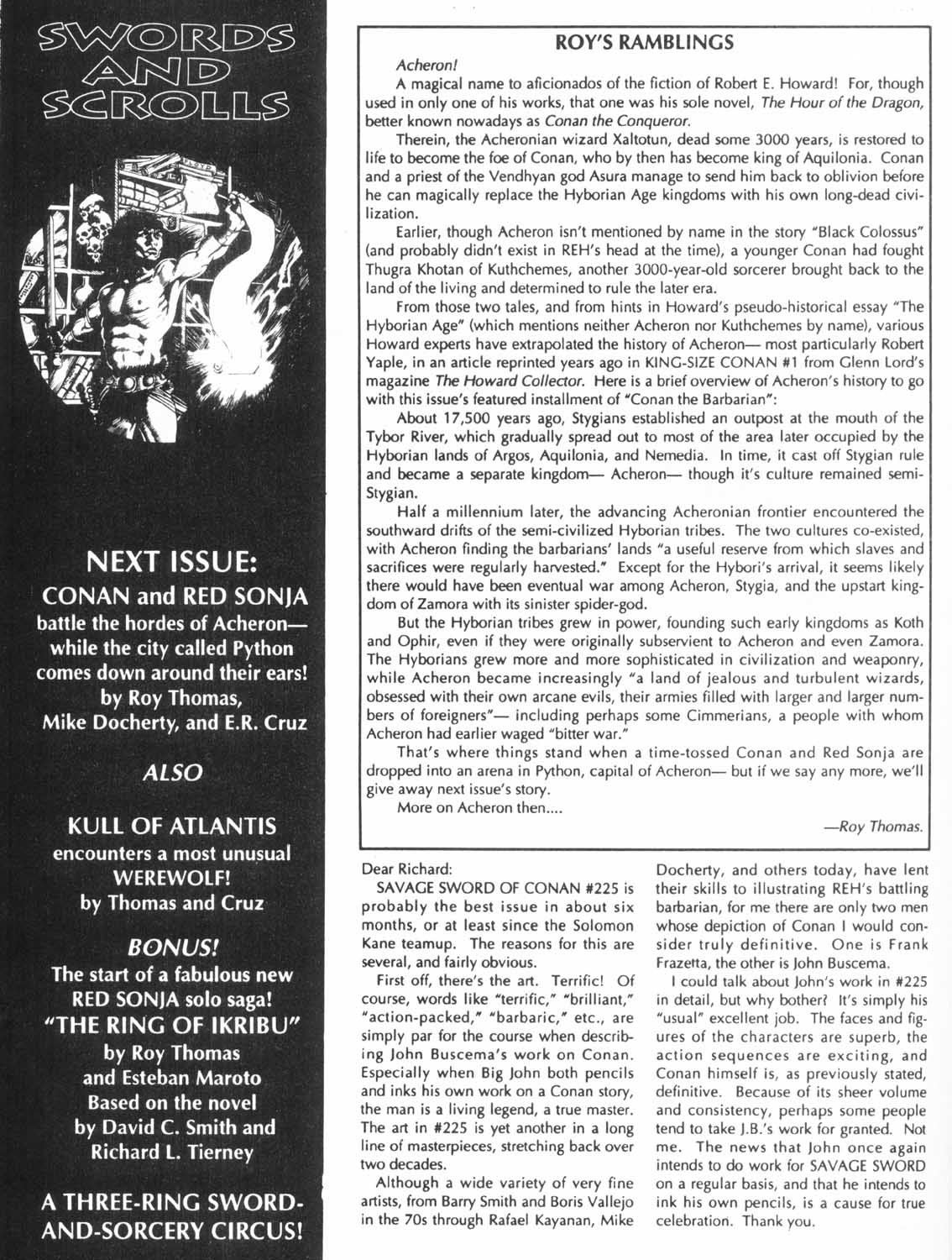 Read online The Savage Sword Of Conan comic -  Issue #229 - 63