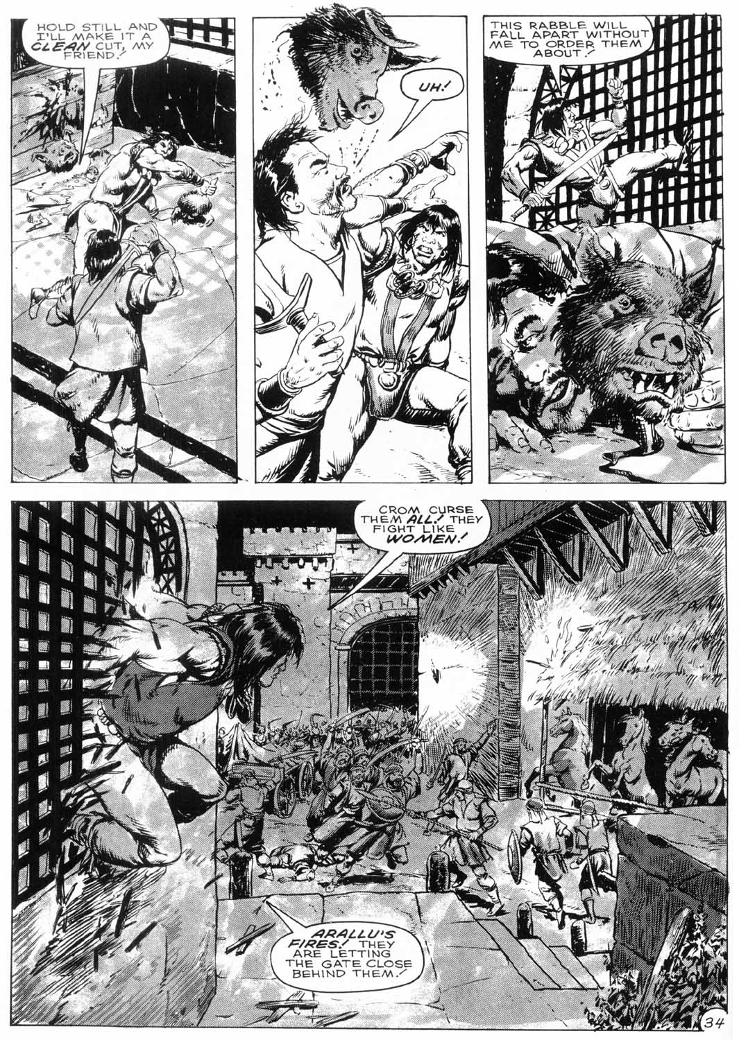 Read online The Savage Sword Of Conan comic -  Issue #153 - 37