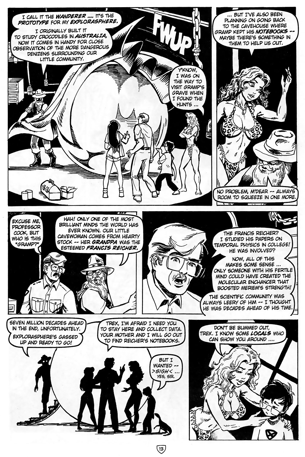 Read online Cavewoman meets Explorers comic -  Issue # Full - 15