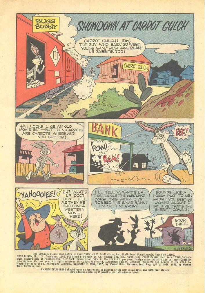 Read online Bugs Bunny comic -  Issue #108 - 3