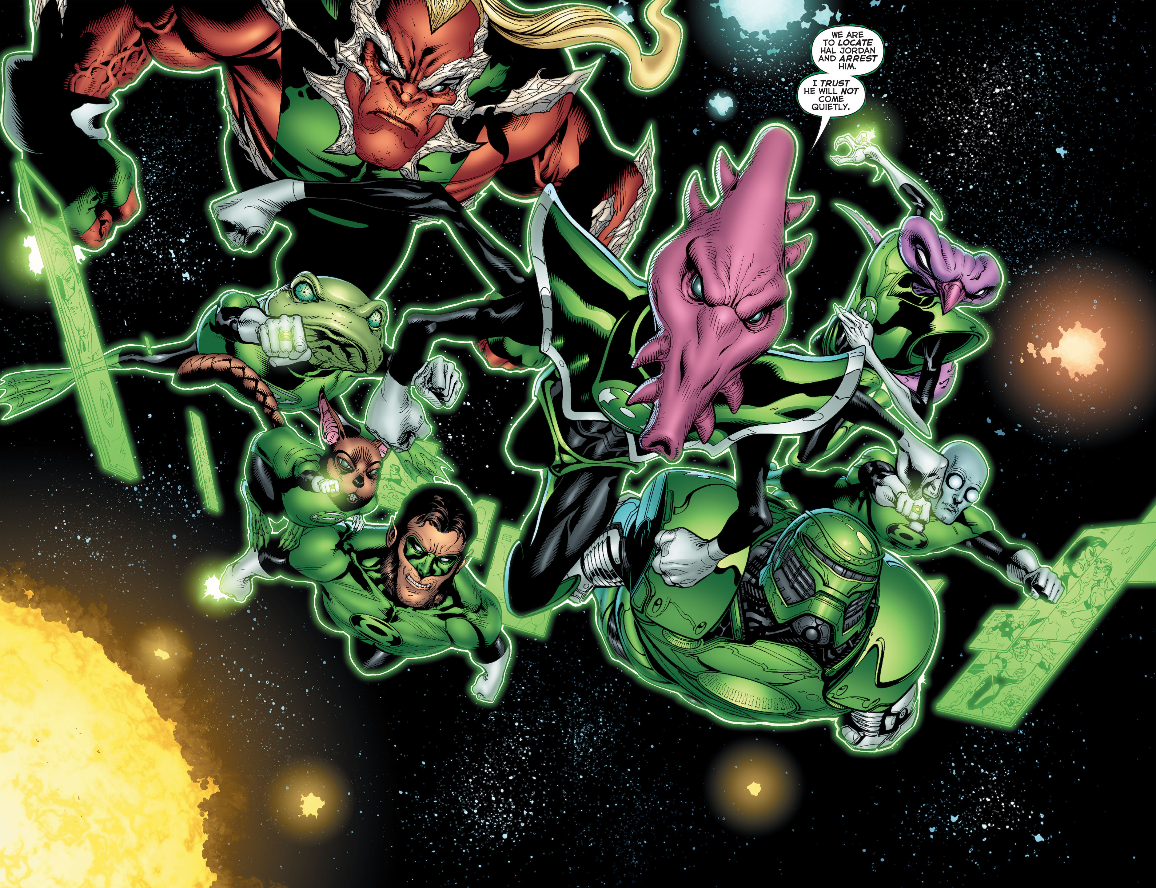 Read online Green Lantern: War of the Green Lanterns (2011) comic -  Issue # TPB - 30