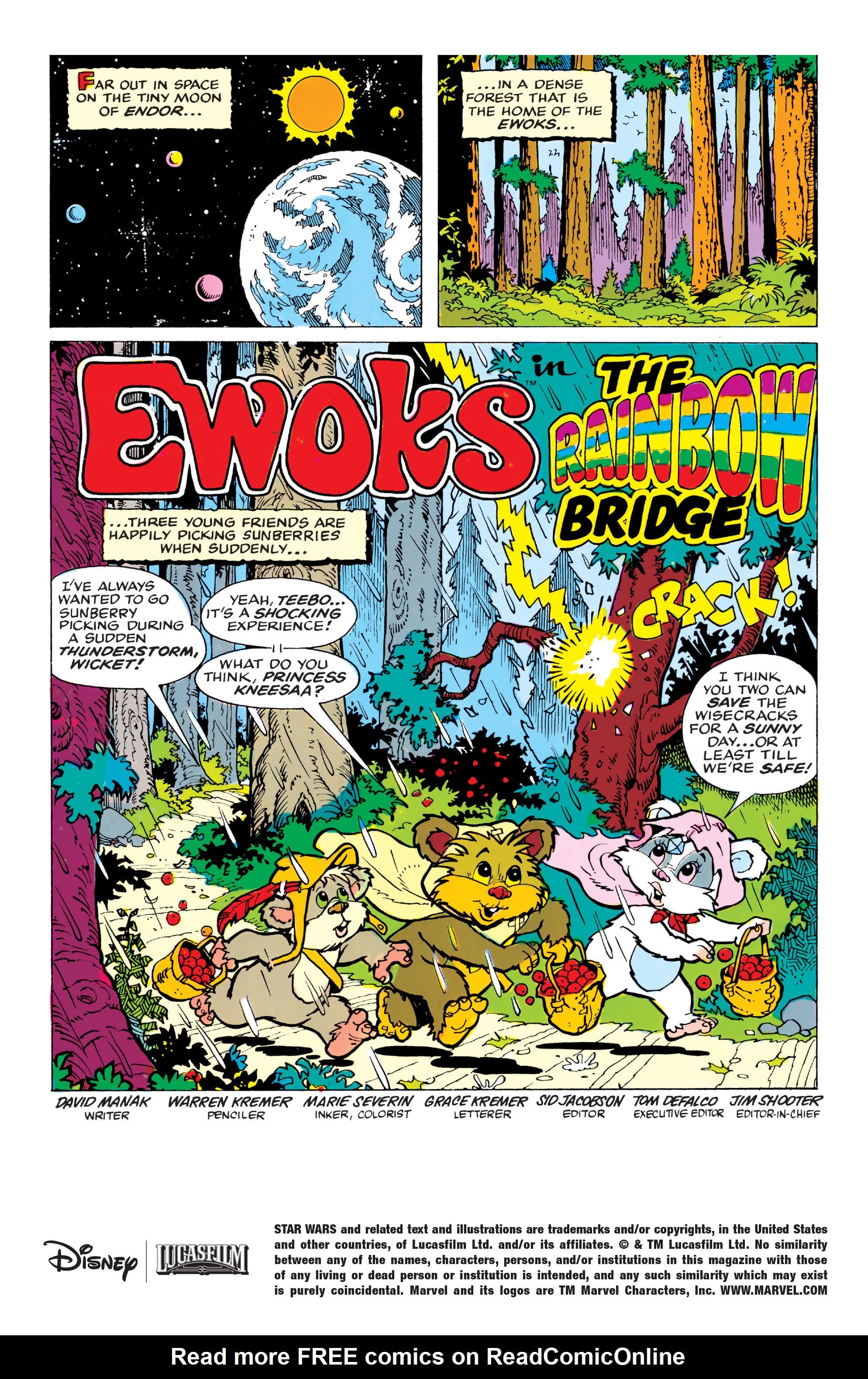Read online Ewoks comic -  Issue #1 - 2