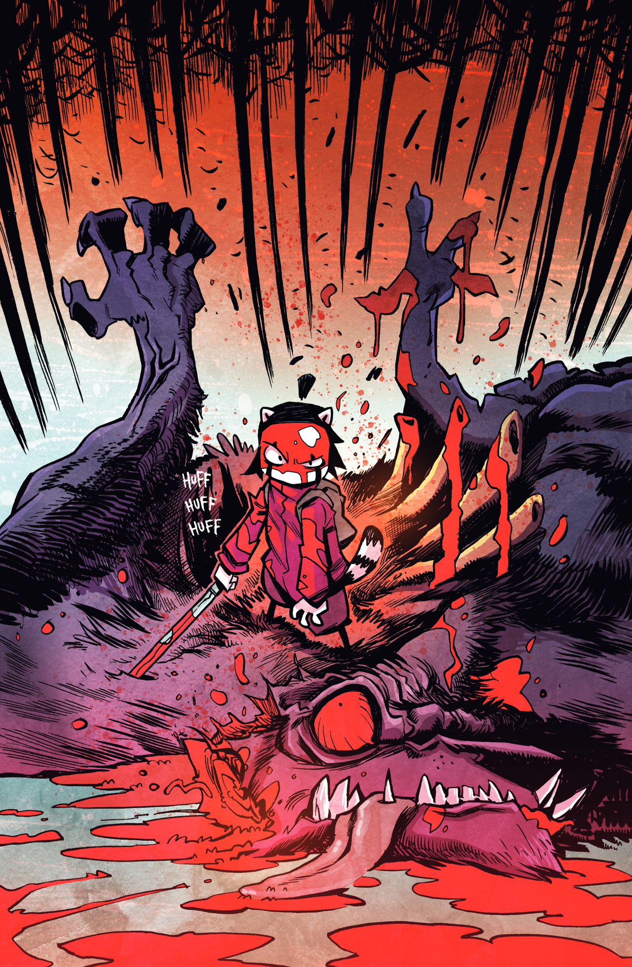 Read online Little Red Ronin comic -  Issue #3 - 27