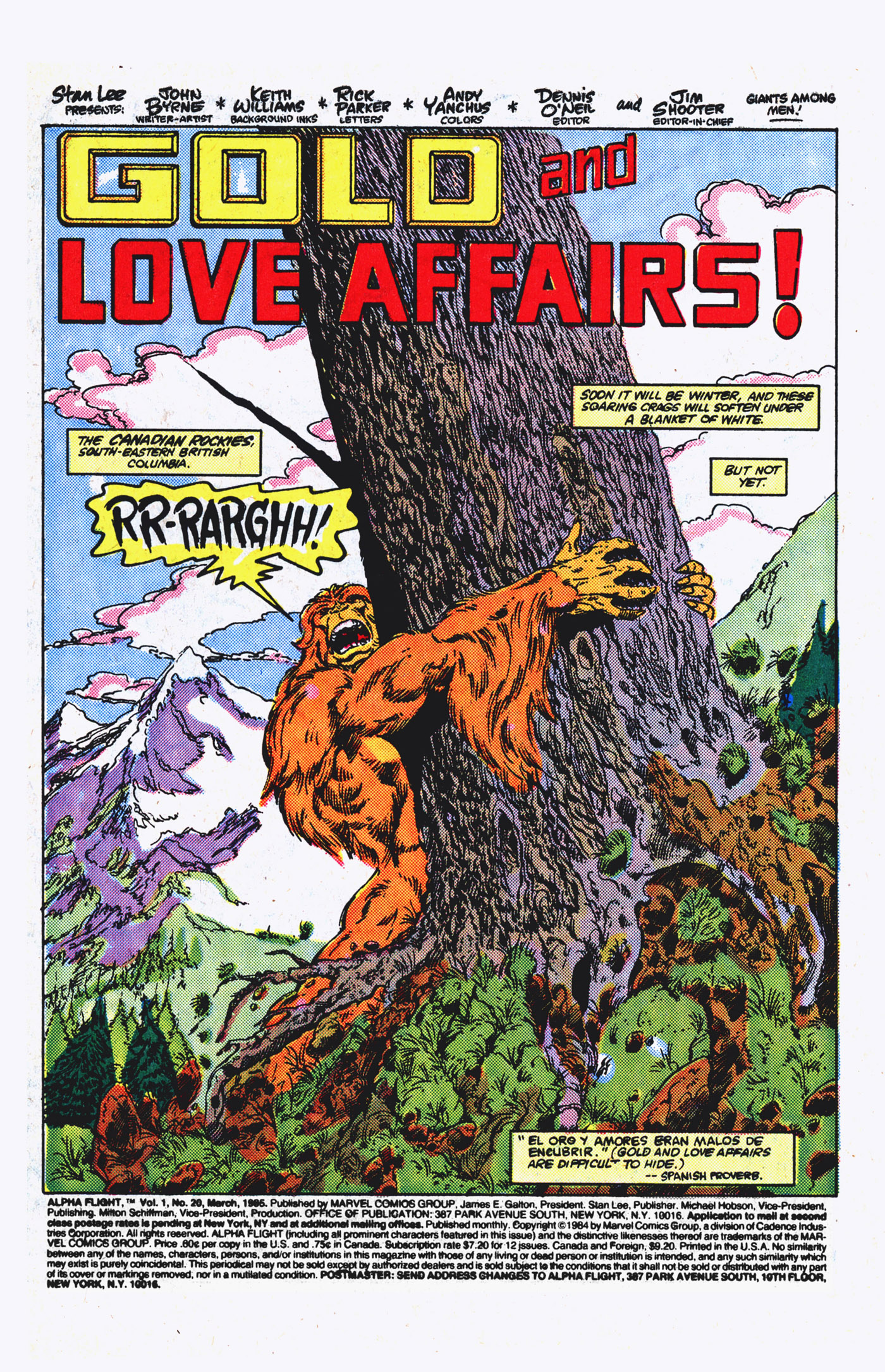 Read online Alpha Flight (1983) comic -  Issue #20 - 2